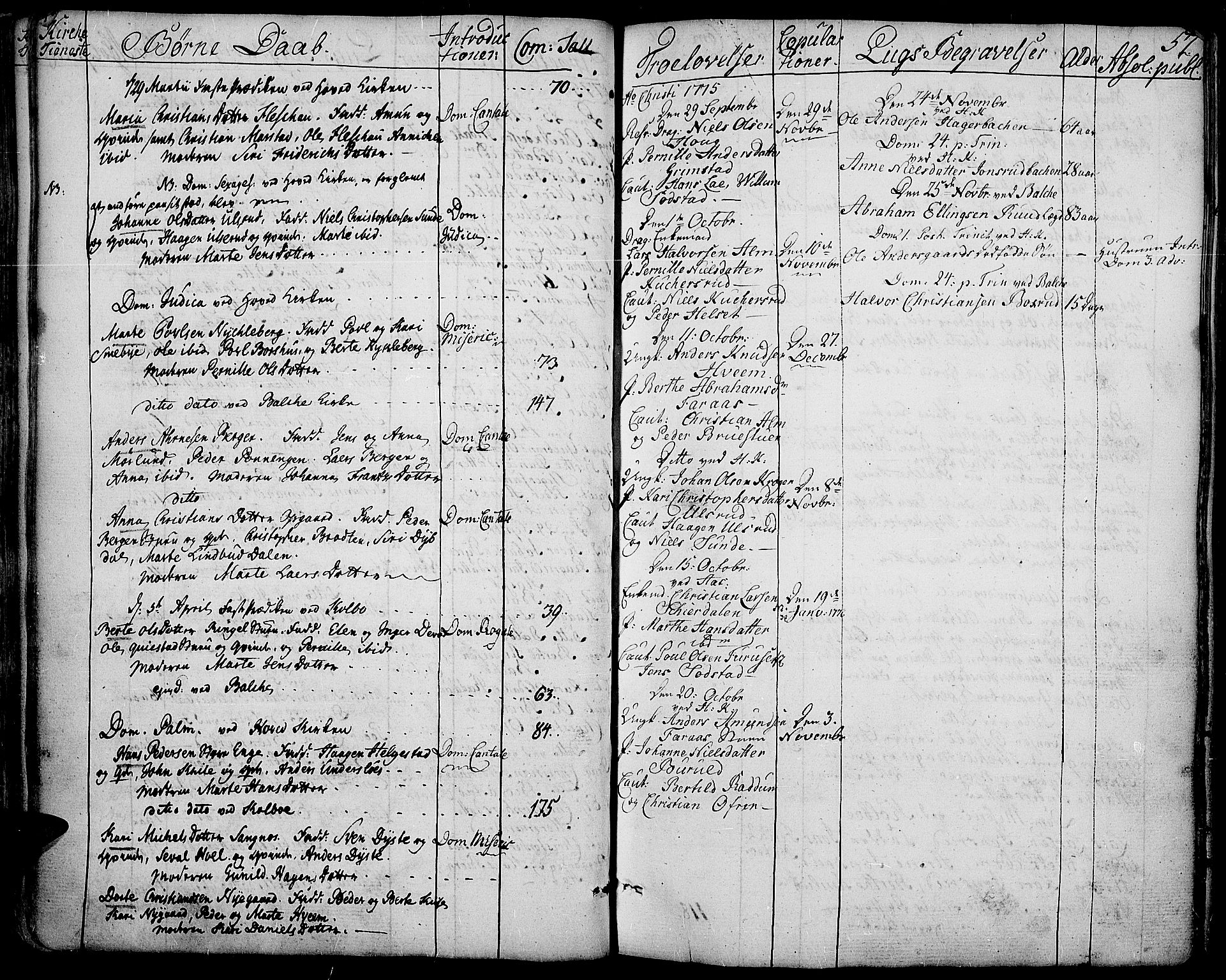 Toten prestekontor, SAH/PREST-102/H/Ha/Haa/L0006: Parish register (official) no. 6, 1773-1793, p. 57