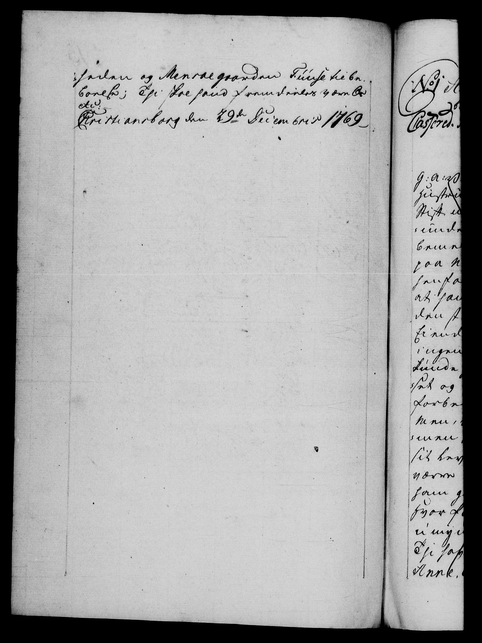 Danske Kanselli 1572-1799, AV/RA-EA-3023/F/Fc/Fca/Fcaa/L0044: Norske registre, 1769-1771, p. 315b