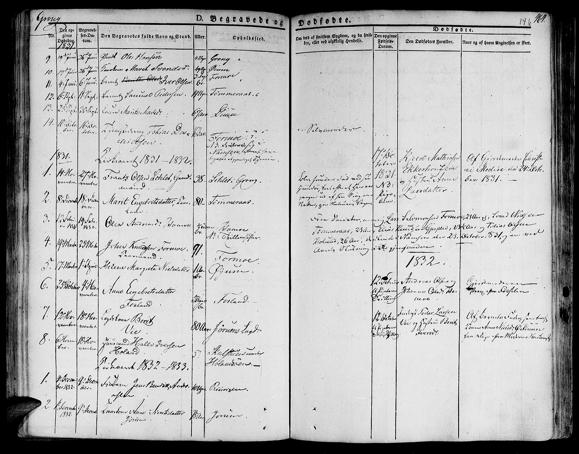 Ministerialprotokoller, klokkerbøker og fødselsregistre - Nord-Trøndelag, SAT/A-1458/758/L0510: Parish register (official) no. 758A01 /1, 1821-1841, p. 146