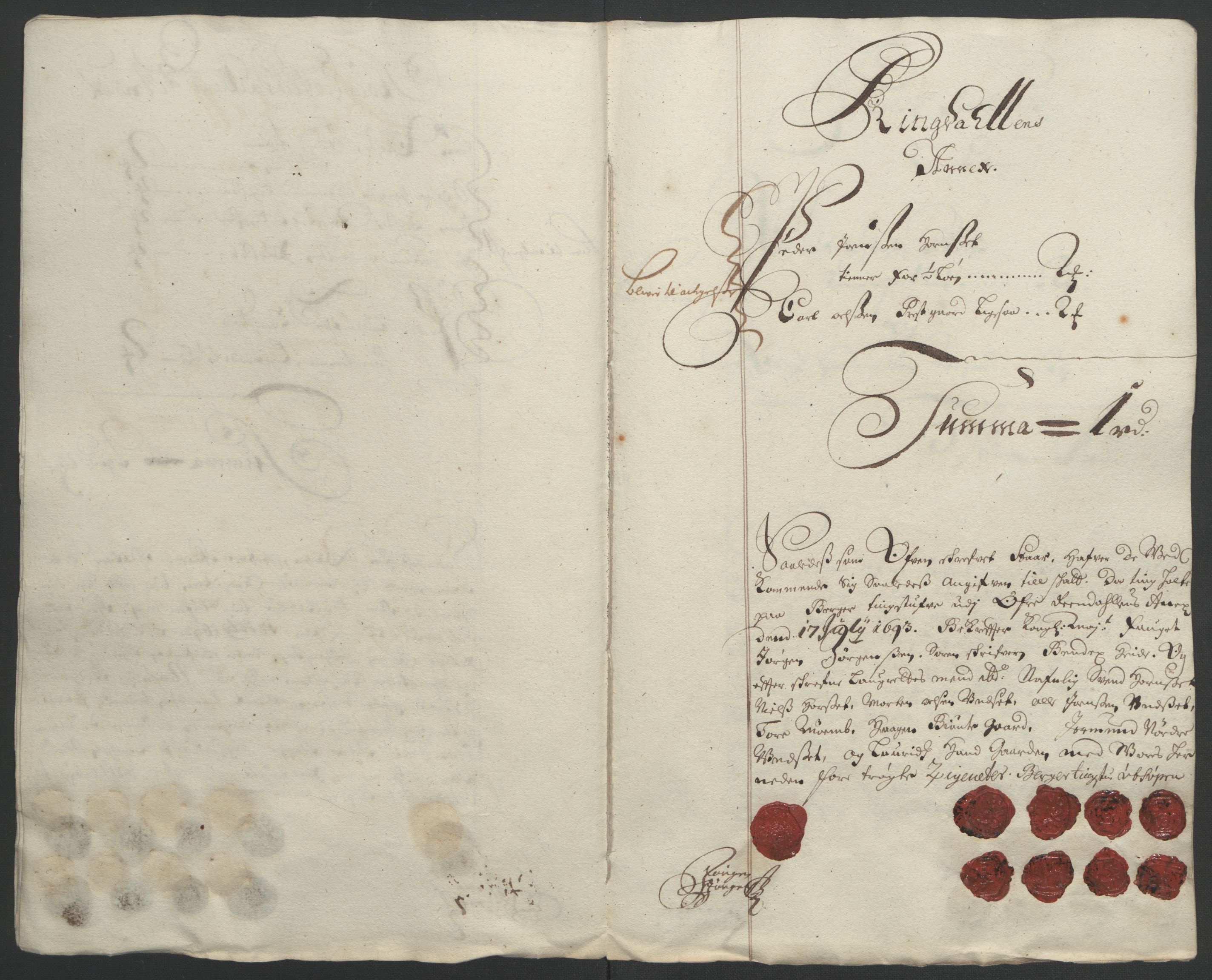 Rentekammeret inntil 1814, Reviderte regnskaper, Fogderegnskap, AV/RA-EA-4092/R13/L0831: Fogderegnskap Solør, Odal og Østerdal, 1693, p. 248