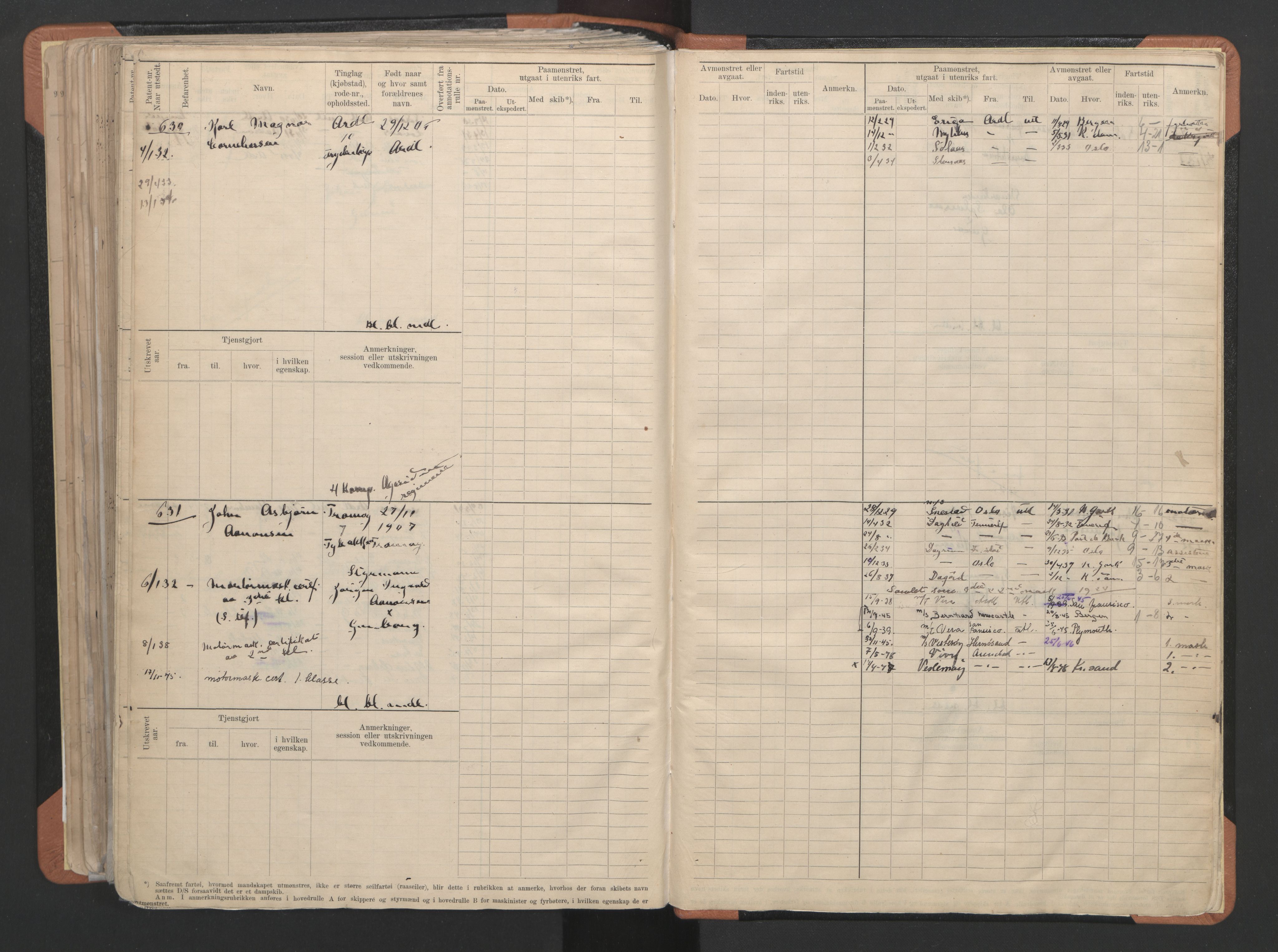 Arendal mønstringskrets, AV/SAK-2031-0012/F/Fb/L0024: Hovedrulle B nr 1-665, S-22, 1886-1933, p. 333