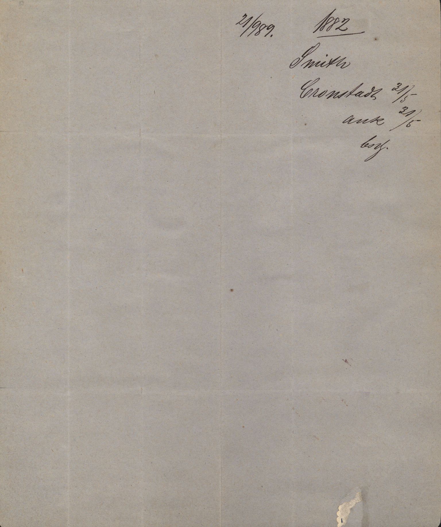 Pa 63 - Østlandske skibsassuranceforening, VEMU/A-1079/G/Ga/L0014/0012: Havaridokumenter / Sophie, Andover, Alliance, Anna, 1882, p. 8