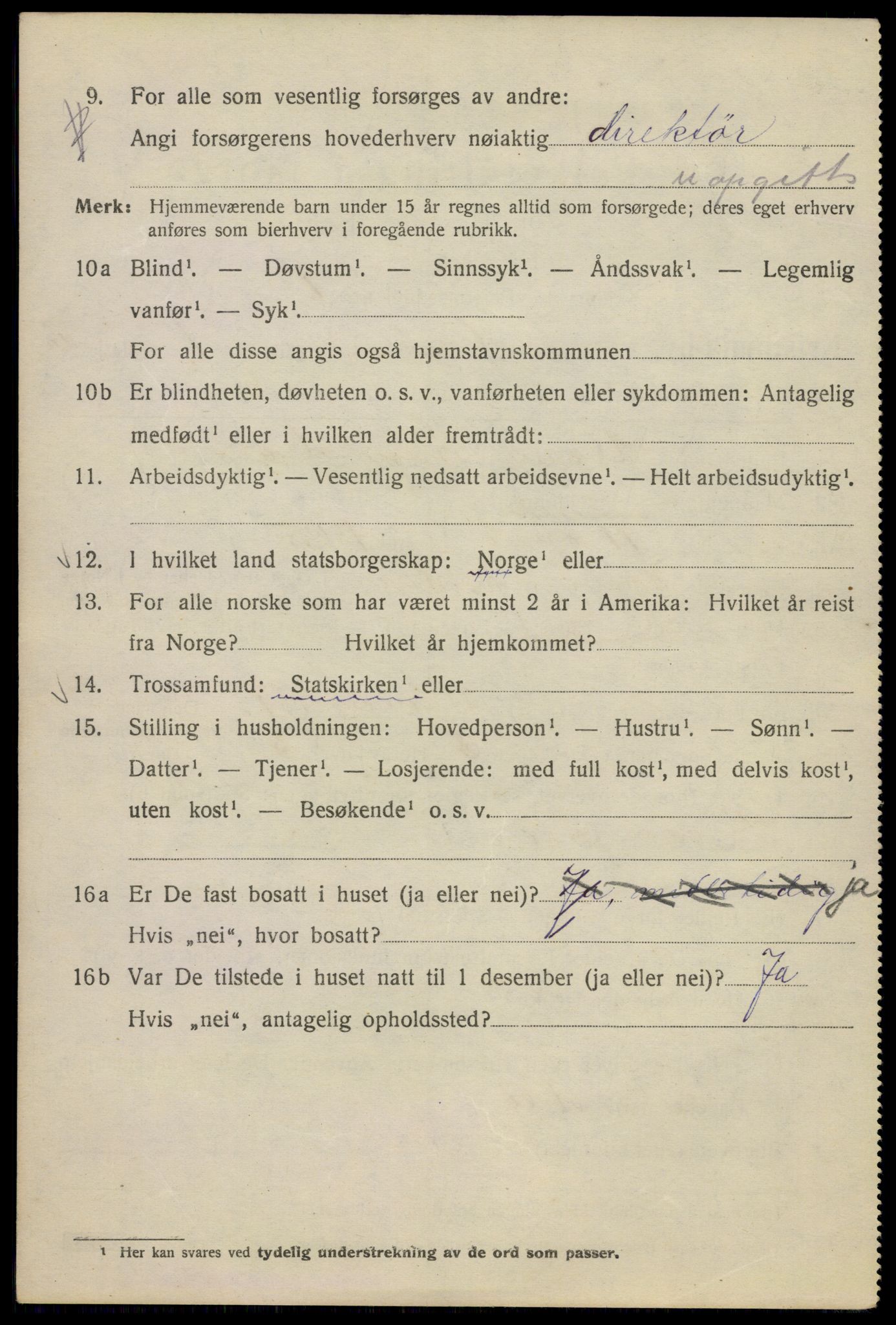 SAO, 1920 census for Kristiania, 1920, p. 271106