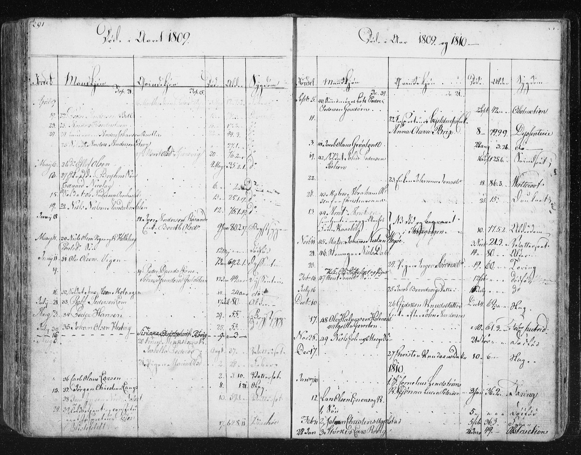 Ministerialprotokoller, klokkerbøker og fødselsregistre - Møre og Romsdal, AV/SAT-A-1454/572/L0841: Parish register (official) no. 572A04, 1784-1819, p. 291