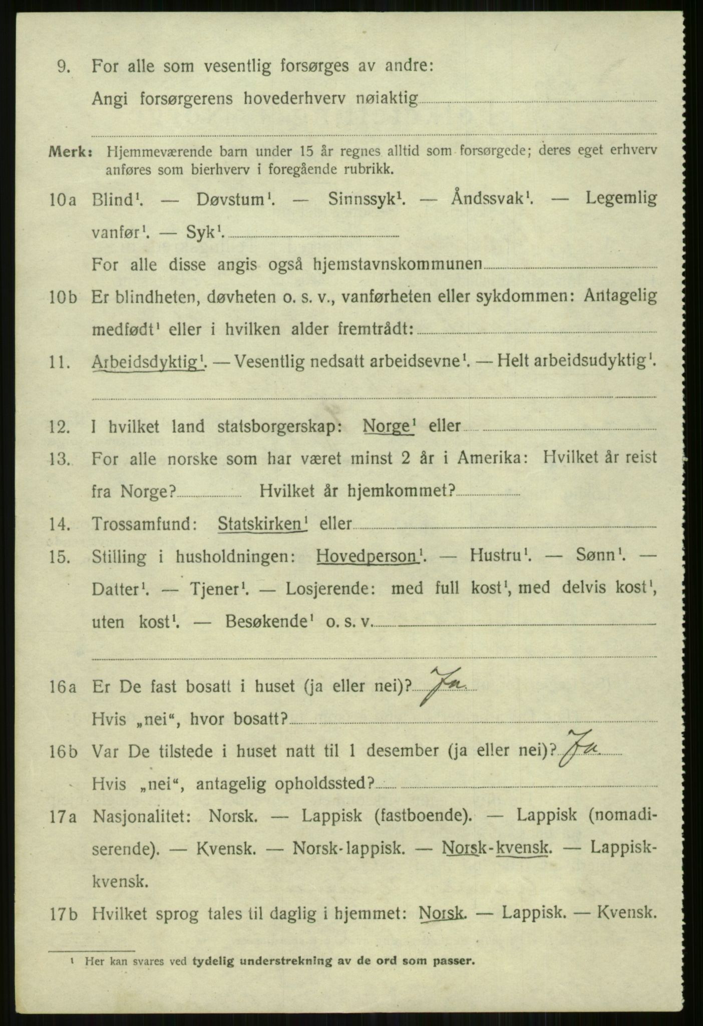 SATØ, 1920 census for Skjervøy, 1920, p. 4758