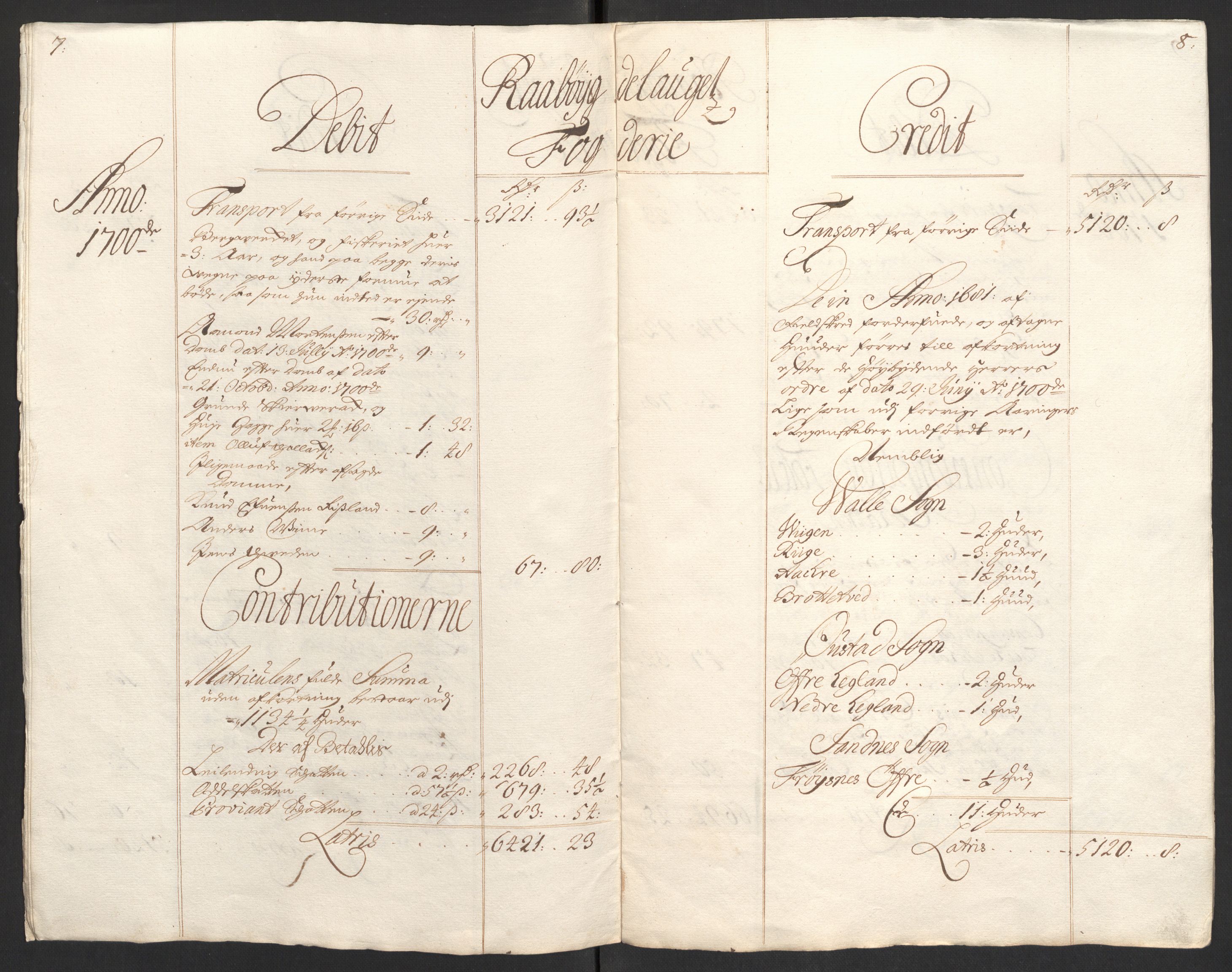 Rentekammeret inntil 1814, Reviderte regnskaper, Fogderegnskap, RA/EA-4092/R40/L2446: Fogderegnskap Råbyggelag, 1700-1702, p. 13