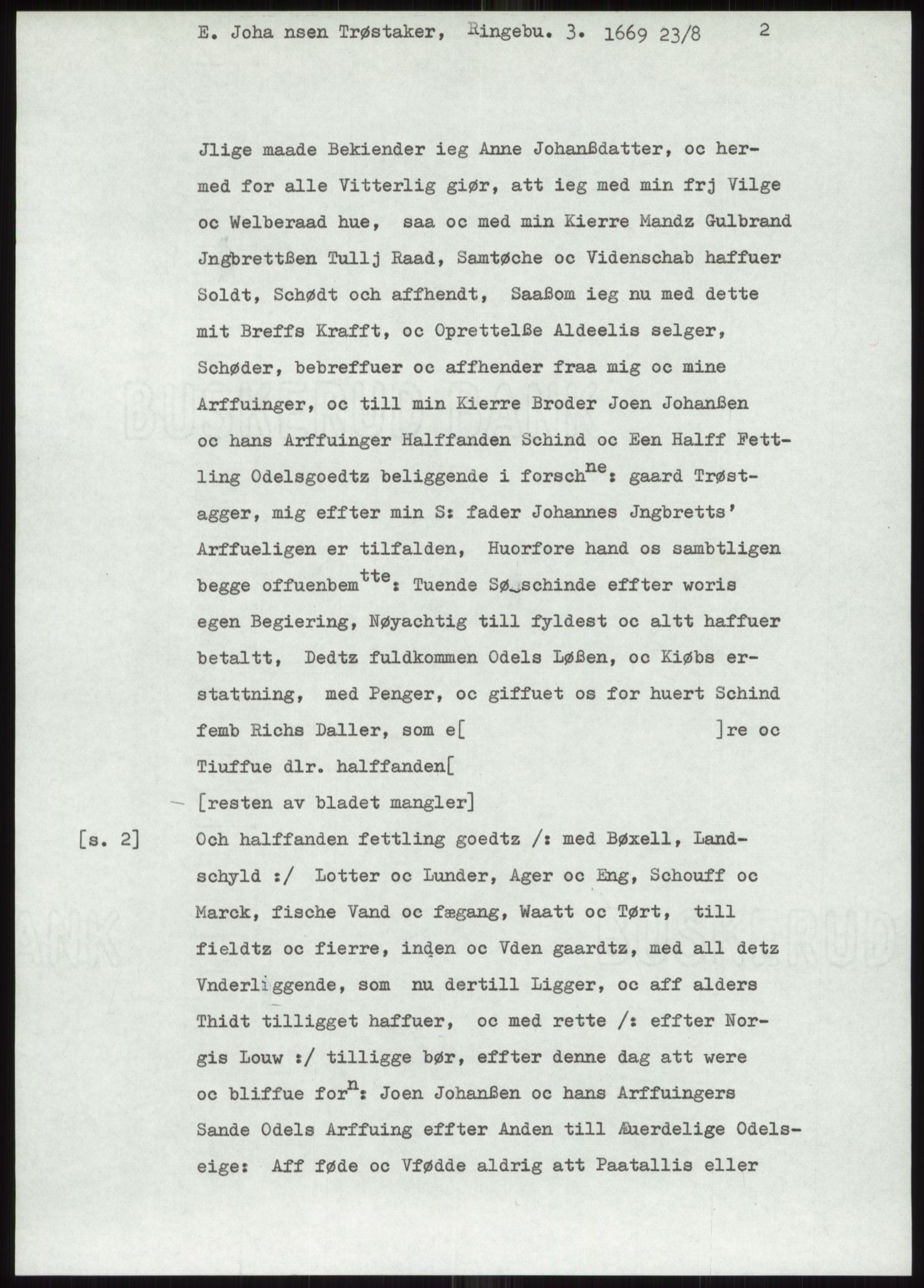 Samlinger til kildeutgivelse, Diplomavskriftsamlingen, RA/EA-4053/H/Ha, p. 430