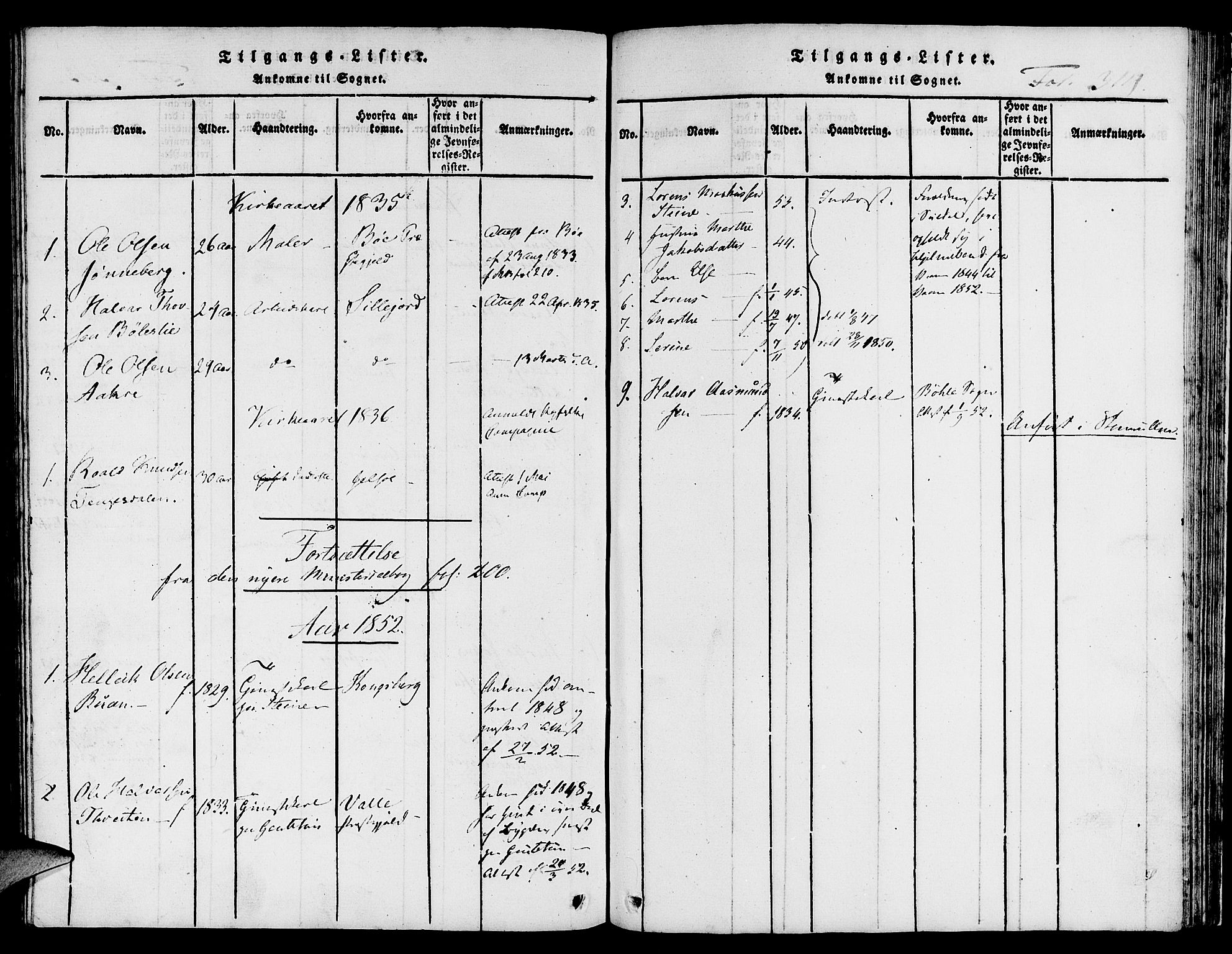 Suldal sokneprestkontor, SAST/A-101845/01/IV/L0006: Parish register (official) no. A 6, 1816-1836, p. 314