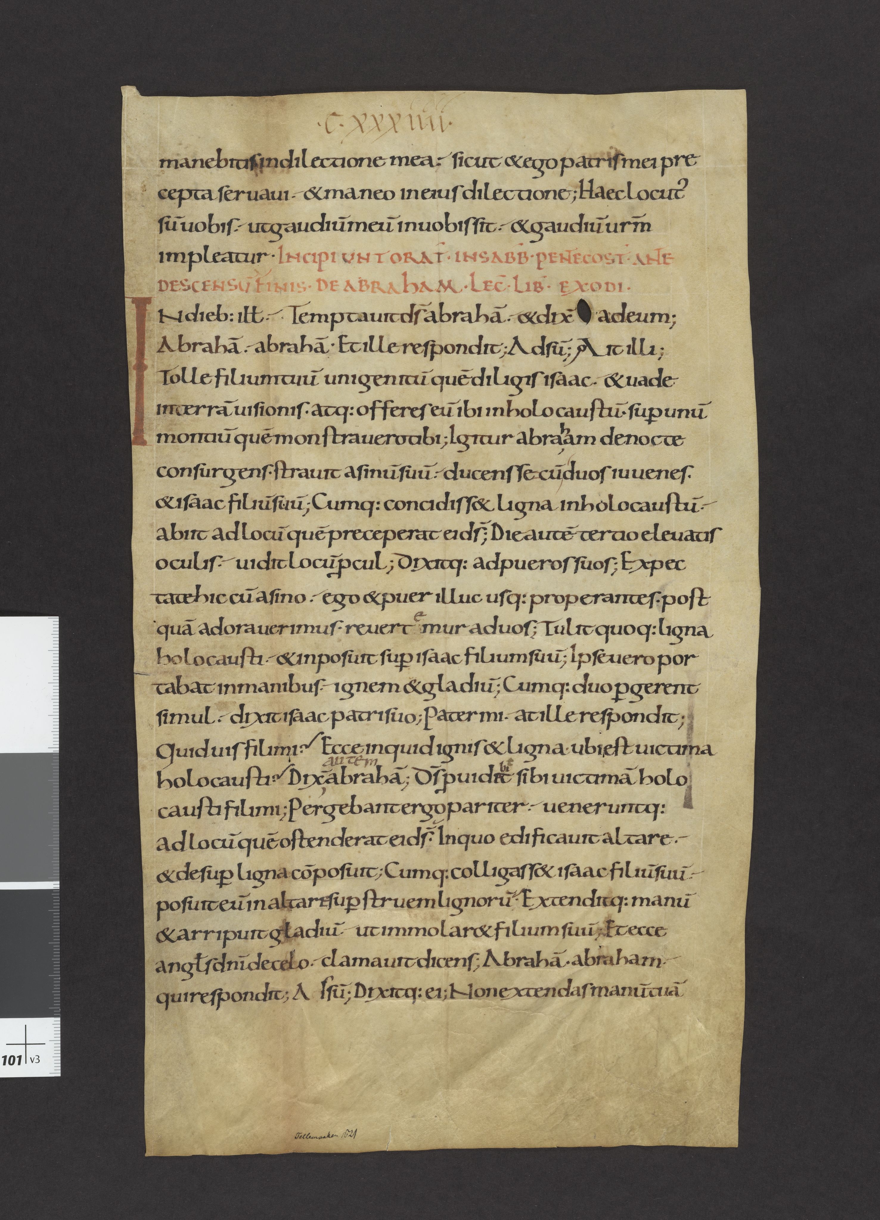 Riksarkivets diplomsamling, AV/RA-EA-5965/F27/F27A/F27Ab/L0001: Latinske fragmenter stort format, 1100-1536, p. 5