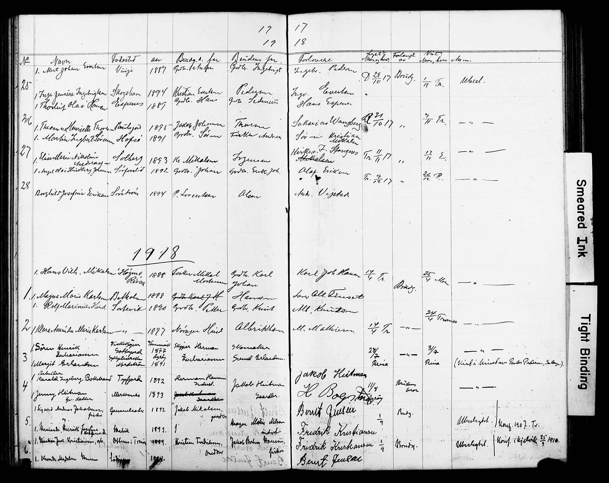 Tranøy sokneprestkontor, SATØ/S-1313/J/Jc/L0052: Banns register no. 52, 1876-1918