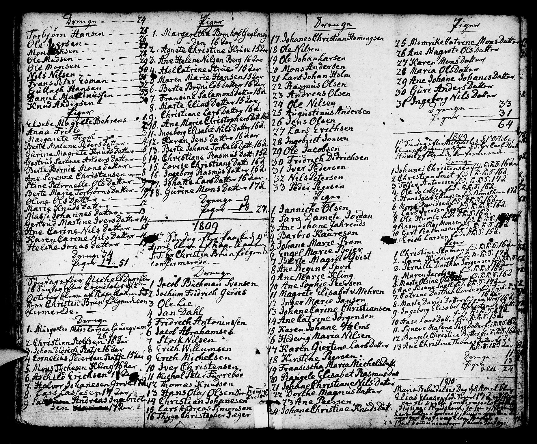 Korskirken sokneprestembete, SAB/A-76101/H/Haa/L0007: Parish register (official) no. A 7, 1736-1839, p. 107