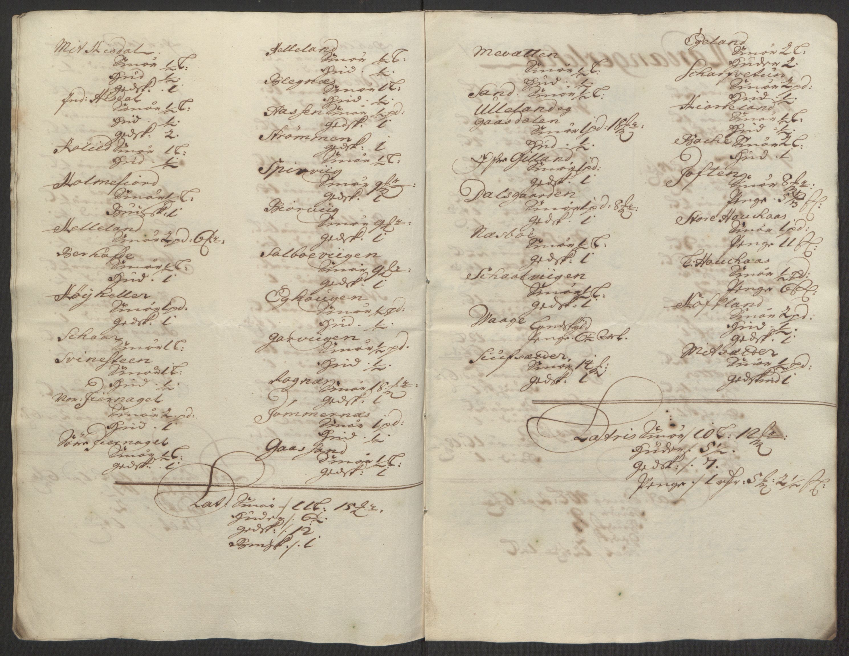 Rentekammeret inntil 1814, Reviderte regnskaper, Fogderegnskap, AV/RA-EA-4092/R50/L3159: Fogderegnskap Lyse kloster, 1691-1709, p. 303