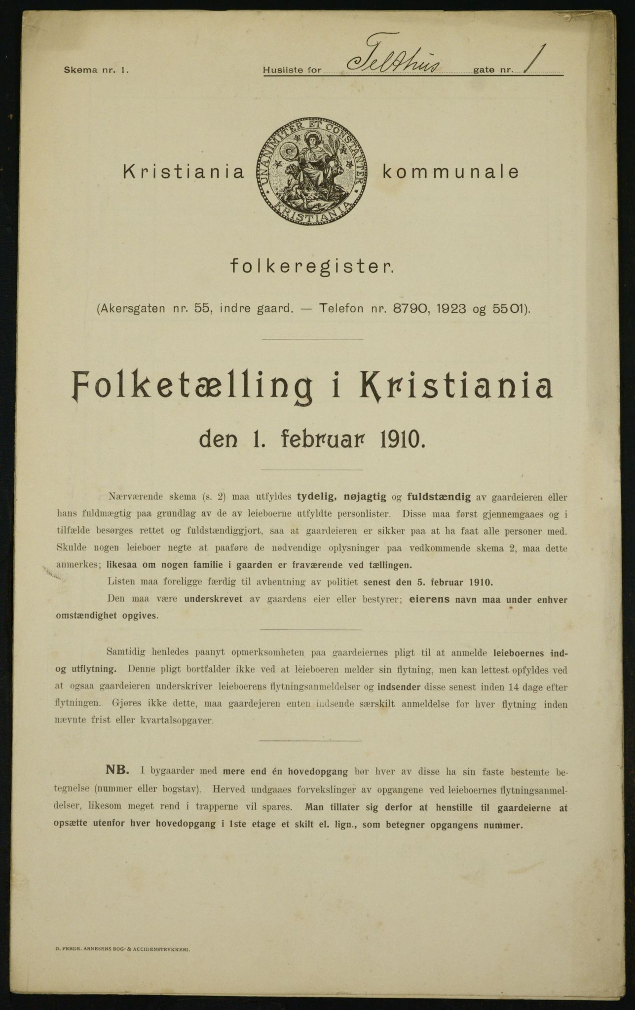 OBA, Municipal Census 1910 for Kristiania, 1910, p. 102149