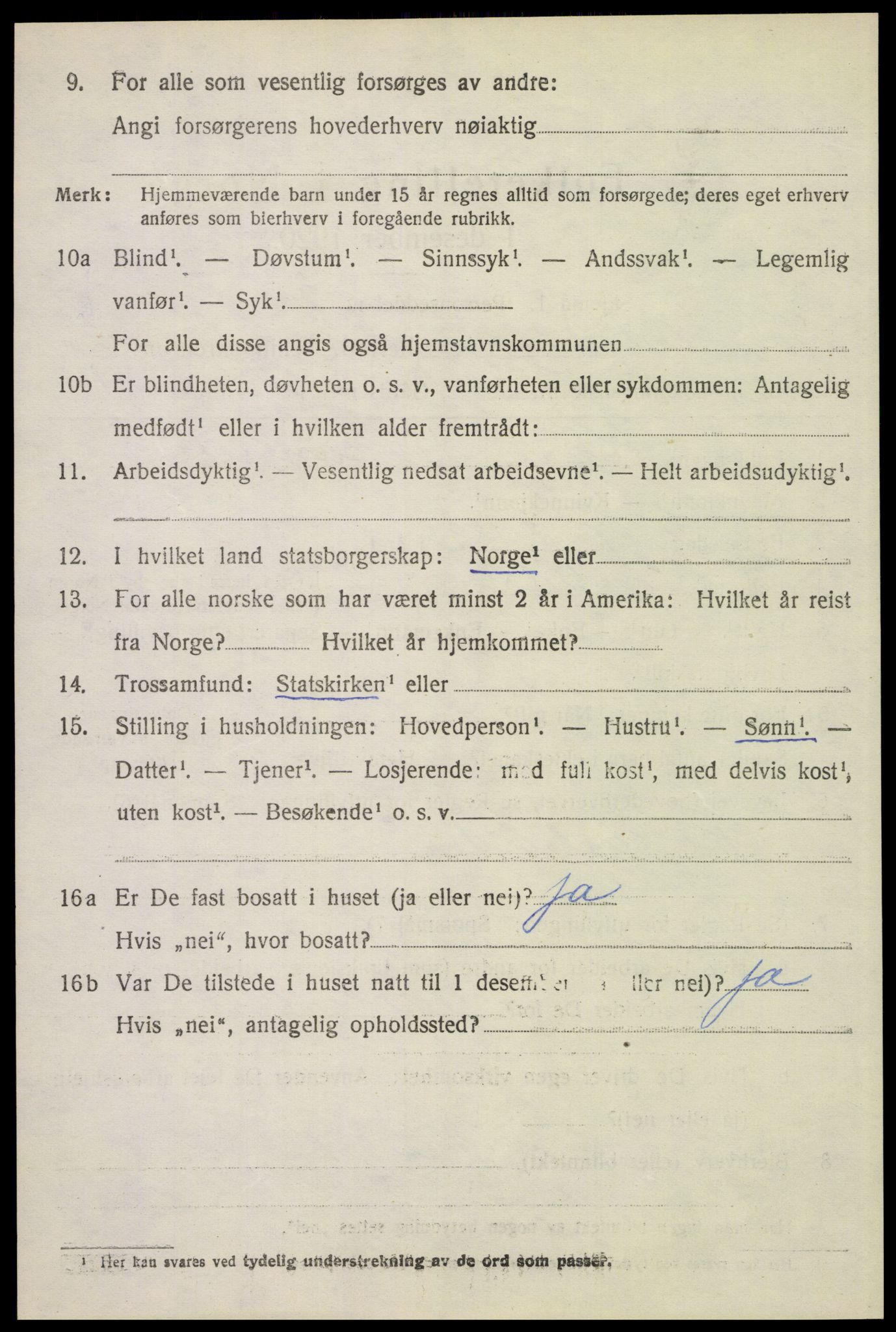 SAH, 1920 census for Sør-Odal, 1920, p. 3008