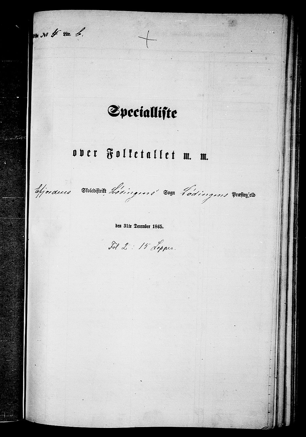 RA, 1865 census for Lødingen, 1865, p. 100