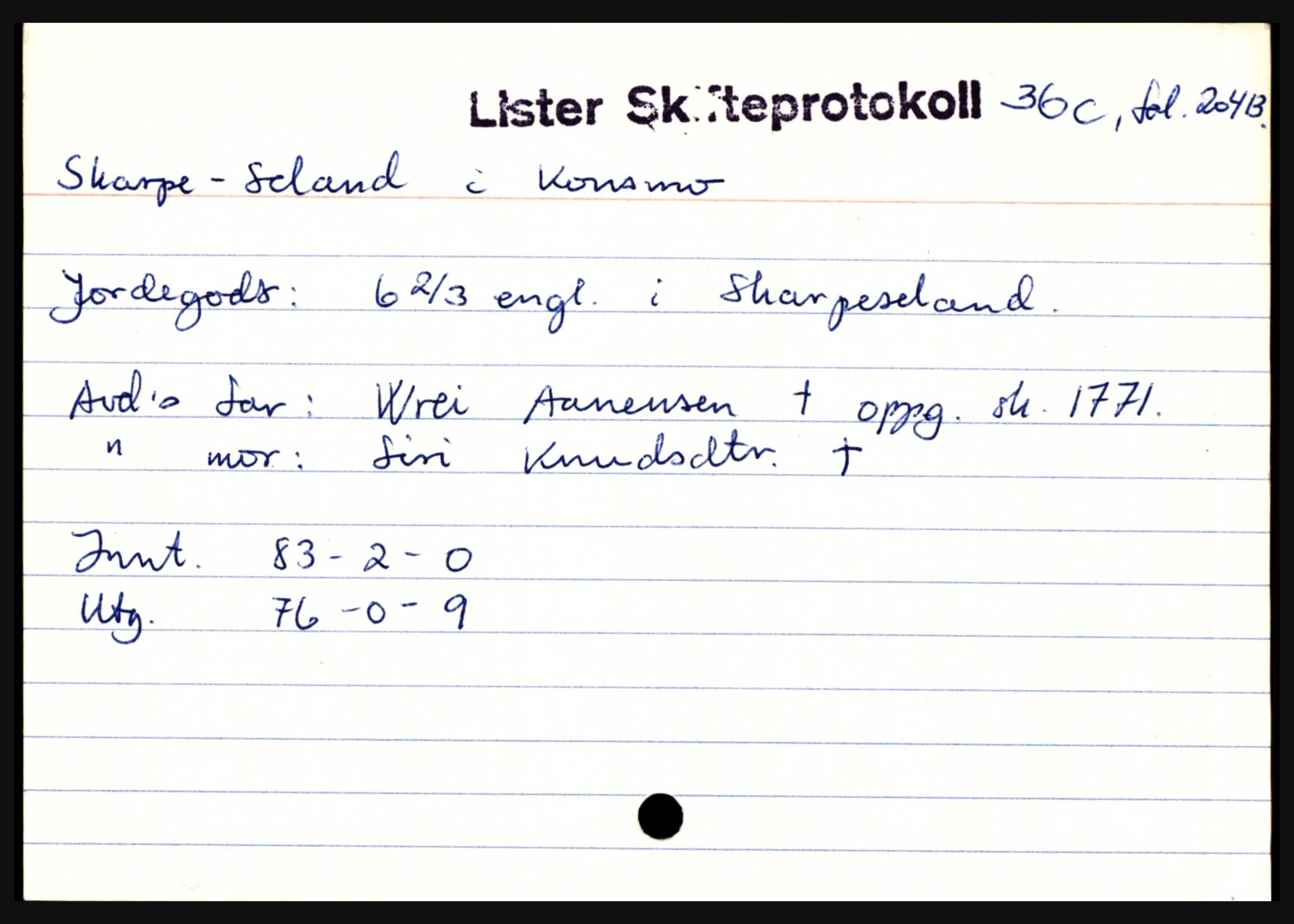 Lister sorenskriveri, AV/SAK-1221-0003/H, p. 32905