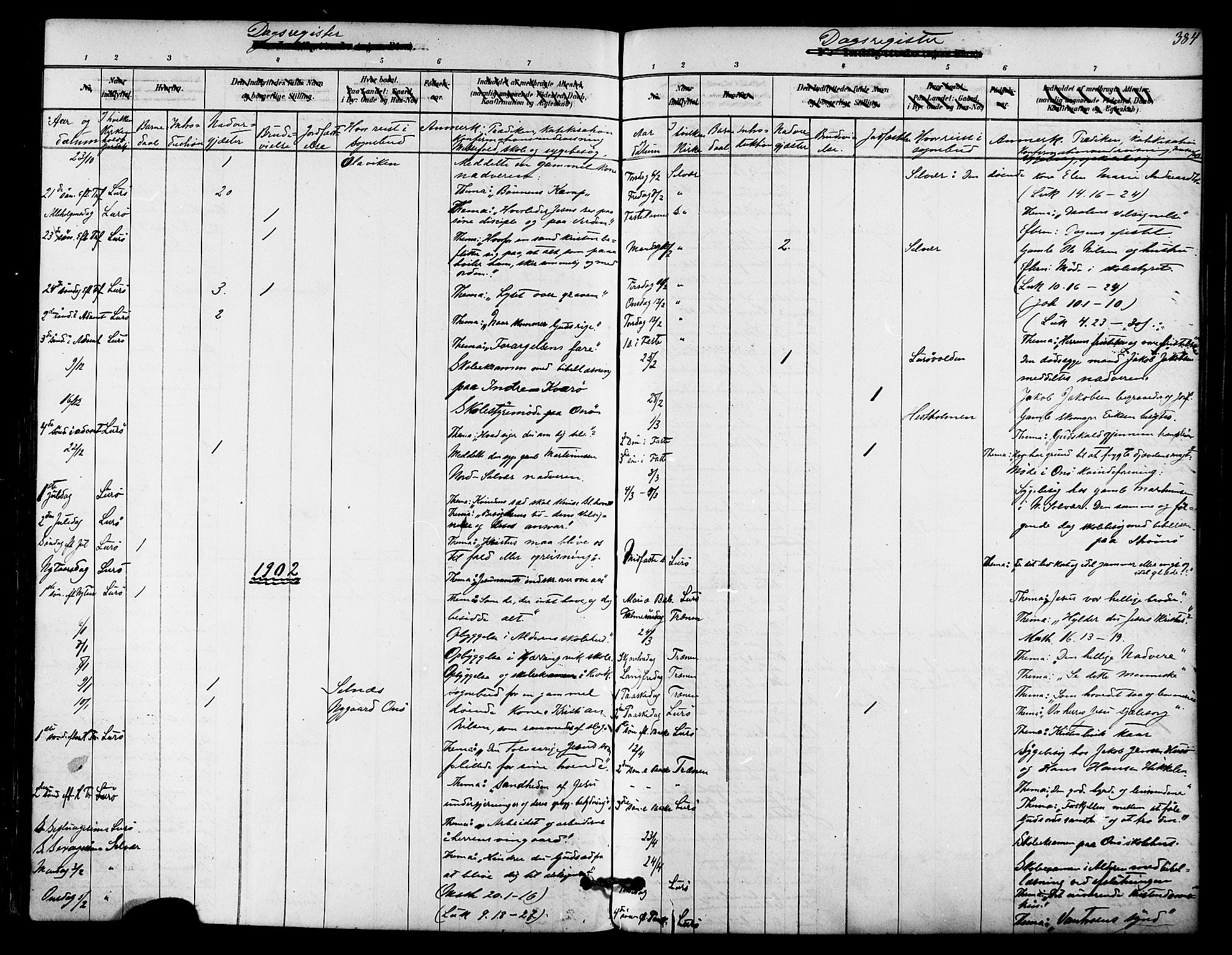 Ministerialprotokoller, klokkerbøker og fødselsregistre - Nordland, SAT/A-1459/839/L0568: Parish register (official) no. 839A05, 1880-1902, p. 384