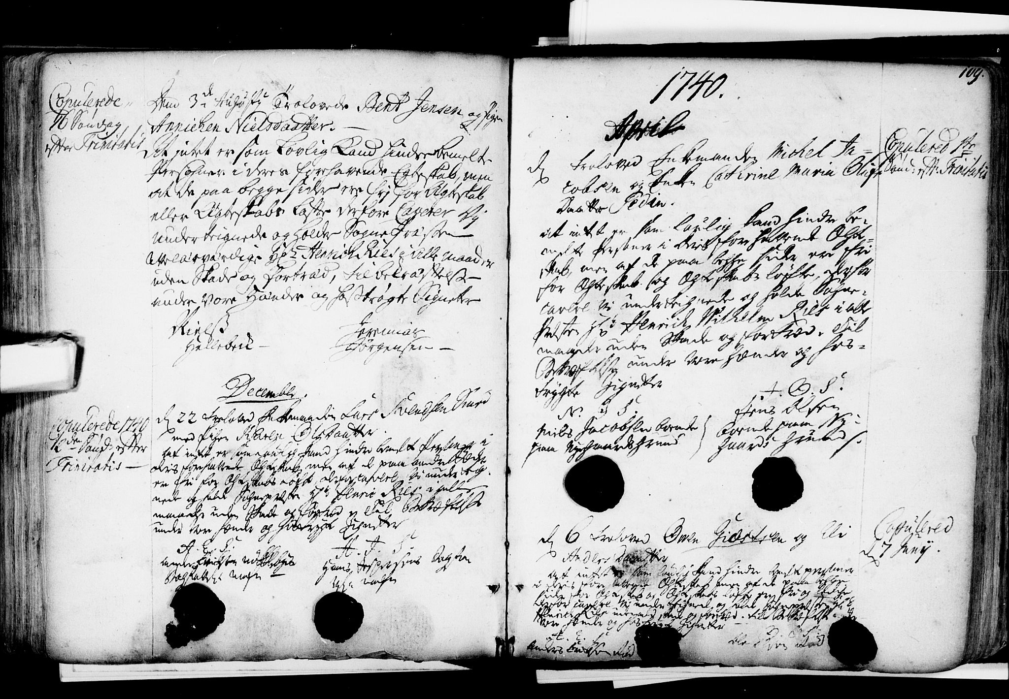 Glemmen prestekontor Kirkebøker, SAO/A-10908/F/Fa/L0001: Parish register (official) no. 1, 1733-1759, p. 109