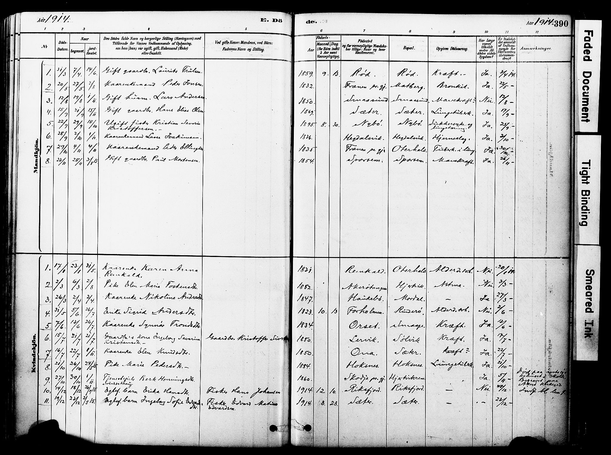 Ministerialprotokoller, klokkerbøker og fødselsregistre - Møre og Romsdal, SAT/A-1454/560/L0721: Parish register (official) no. 560A05, 1878-1917, p. 390