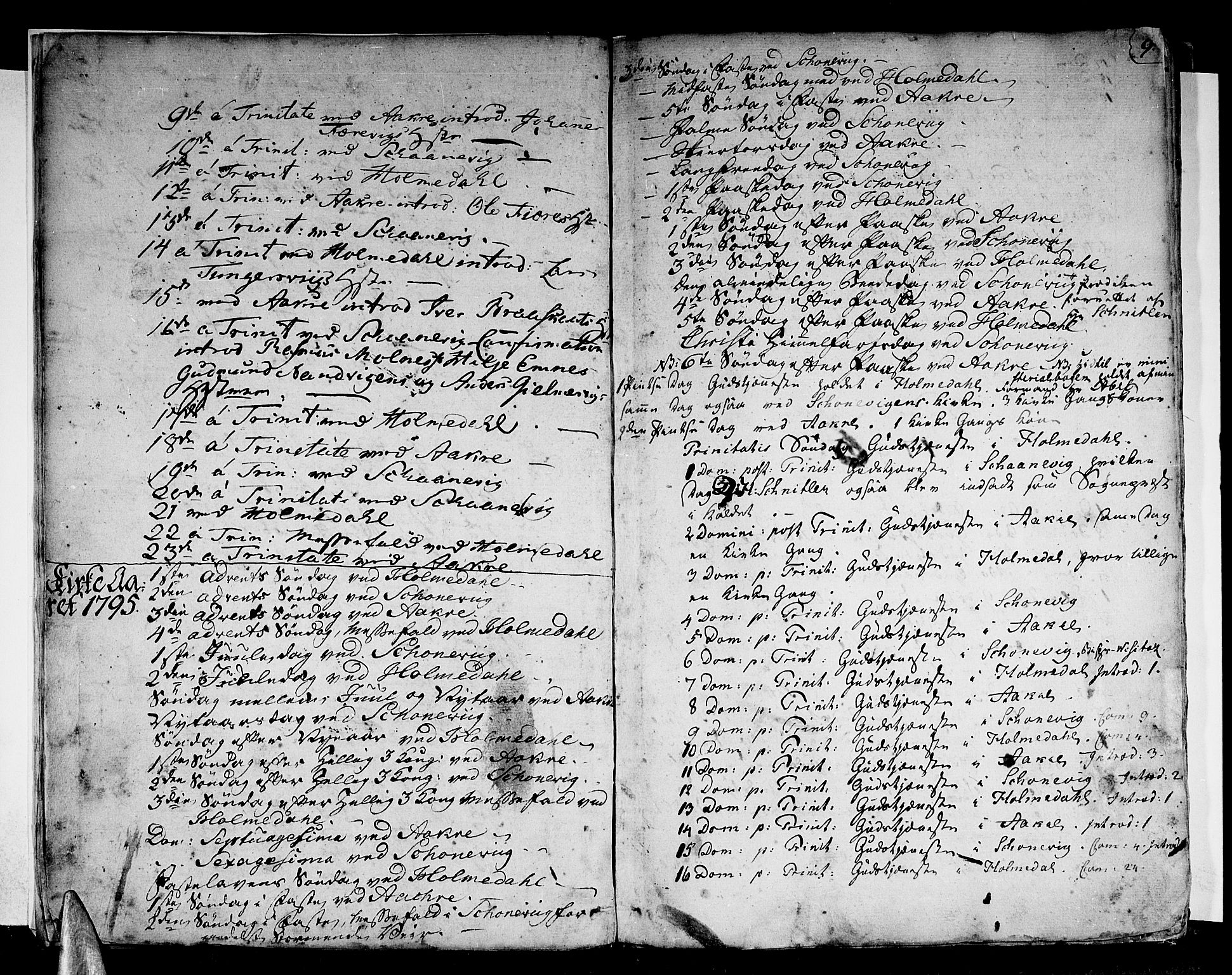 Skånevik sokneprestembete, SAB/A-77801/H/Haa: Parish register (official) no. A 2, 1790-1824, p. 9