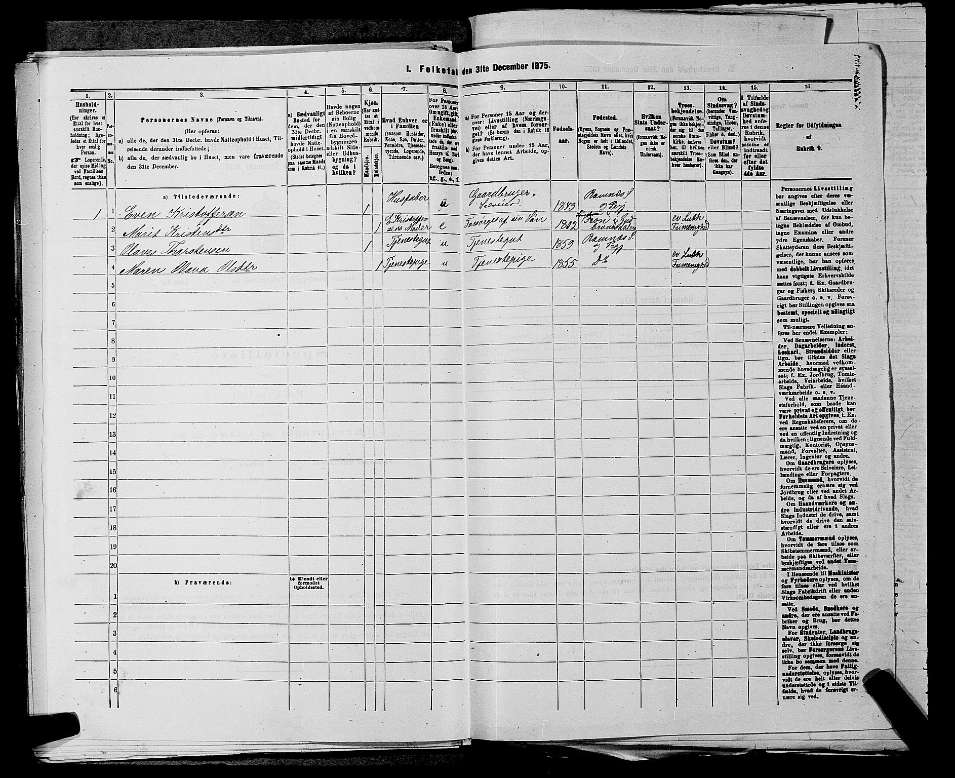 SAKO, 1875 census for 0718P Ramnes, 1875, p. 727