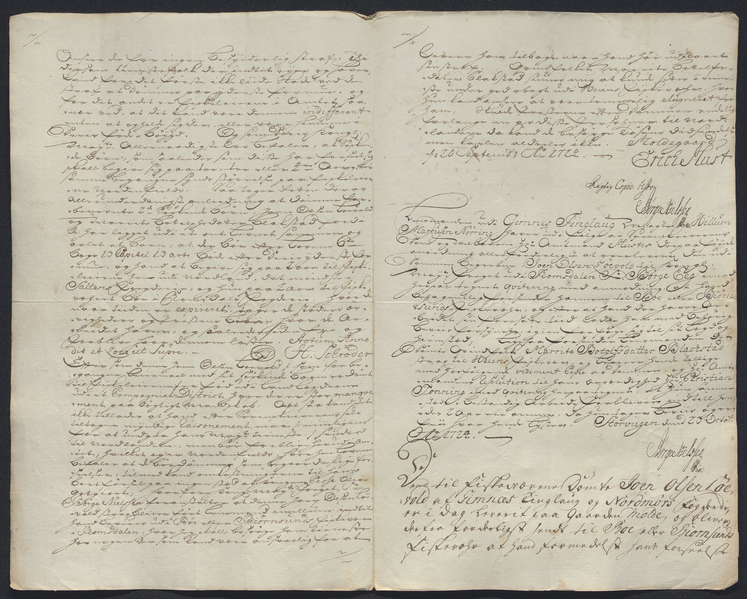 Rentekammeret inntil 1814, Reviderte regnskaper, Fogderegnskap, RA/EA-4092/R56/L3757: Fogderegnskap Nordmøre, 1724, p. 227