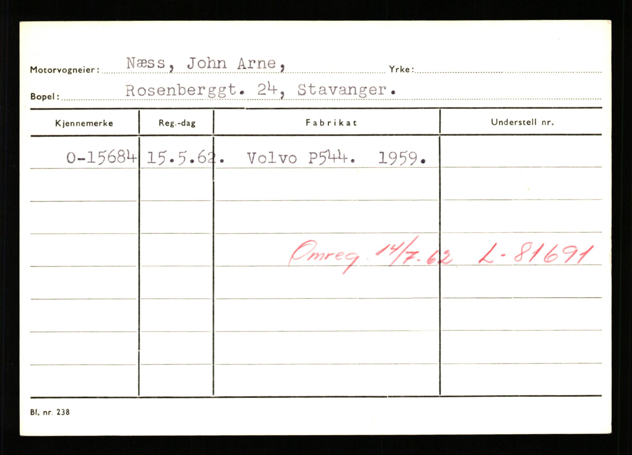 Stavanger trafikkstasjon, AV/SAST-A-101942/0/G/L0004: Registreringsnummer: 15497 - 22957, 1930-1971, p. 139