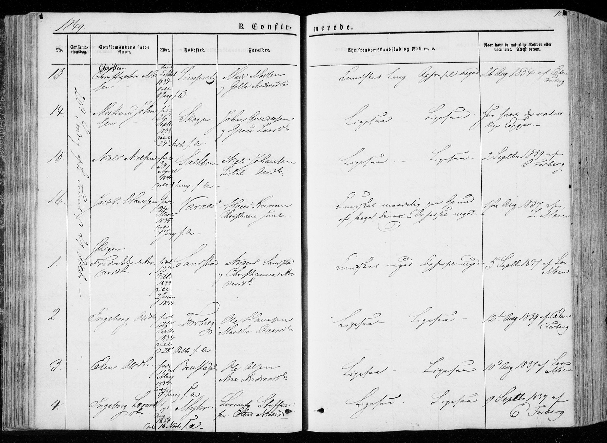 Ministerialprotokoller, klokkerbøker og fødselsregistre - Nord-Trøndelag, AV/SAT-A-1458/722/L0218: Parish register (official) no. 722A05, 1843-1868, p. 108