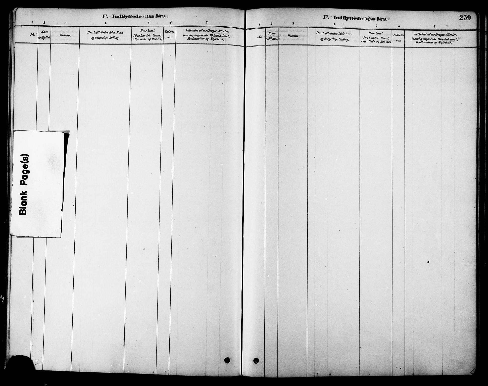 Ministerialprotokoller, klokkerbøker og fødselsregistre - Sør-Trøndelag, SAT/A-1456/616/L0423: Parish register (copy) no. 616C06, 1878-1903, p. 259