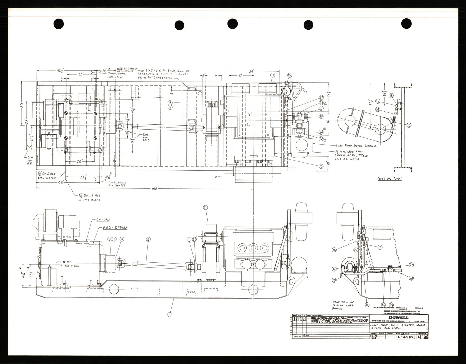 Pa 1503 - Stavanger Drilling AS, AV/SAST-A-101906/2/E/Eb/Ebb/L0008: Alexander L. Kielland plattform - Operation manual, 1976, p. 281