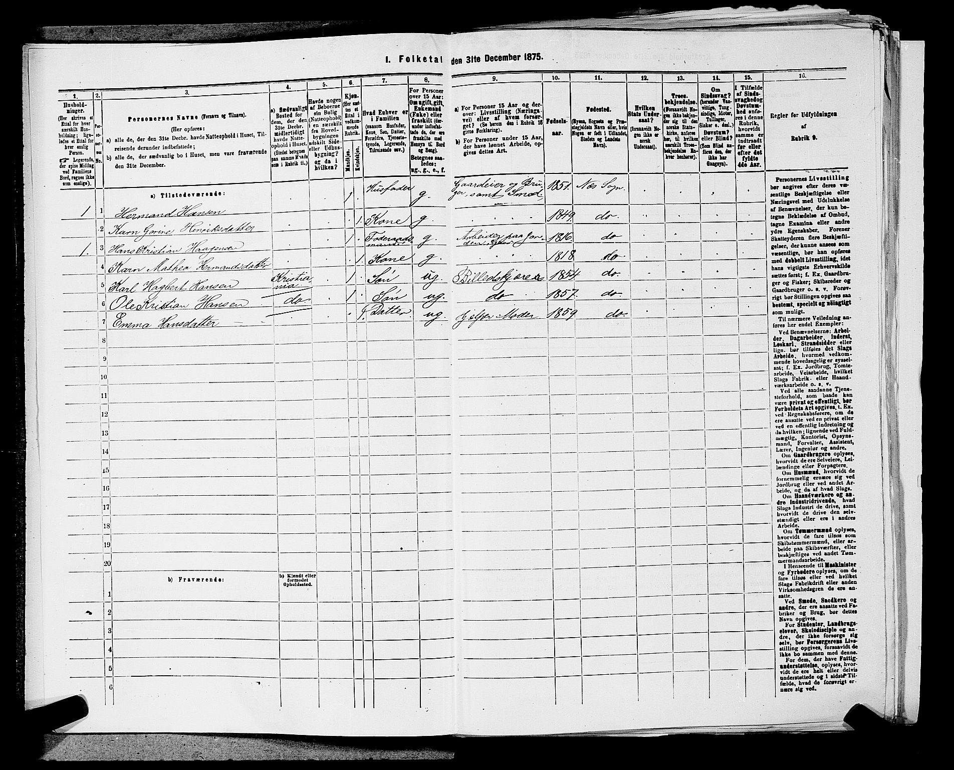 RA, 1875 census for 0236P Nes, 1875, p. 1504