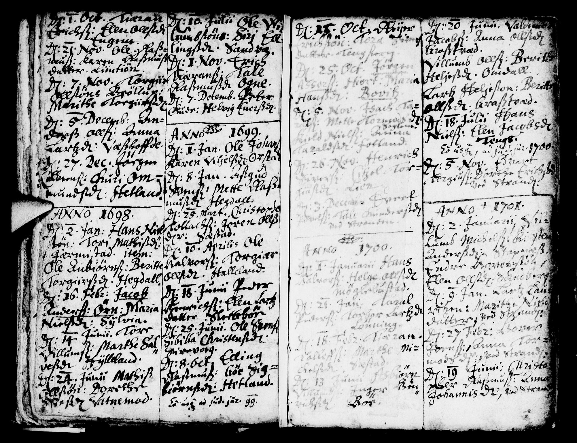 Eigersund sokneprestkontor, AV/SAST-A-101807/S08/L0001: Parish register (official) no. A 1, 1664-1717