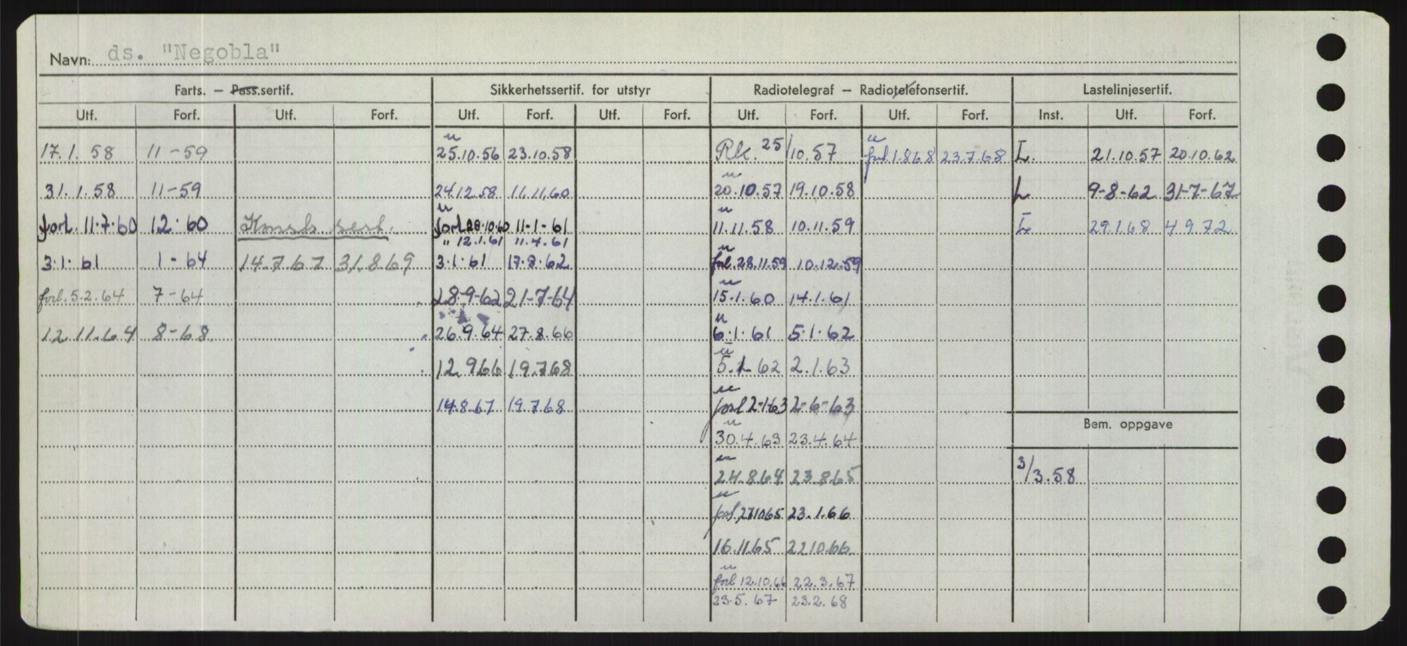 Sjøfartsdirektoratet med forløpere, Skipsmålingen, RA/S-1627/H/Hd/L0026: Fartøy, N-Norhol, p. 92