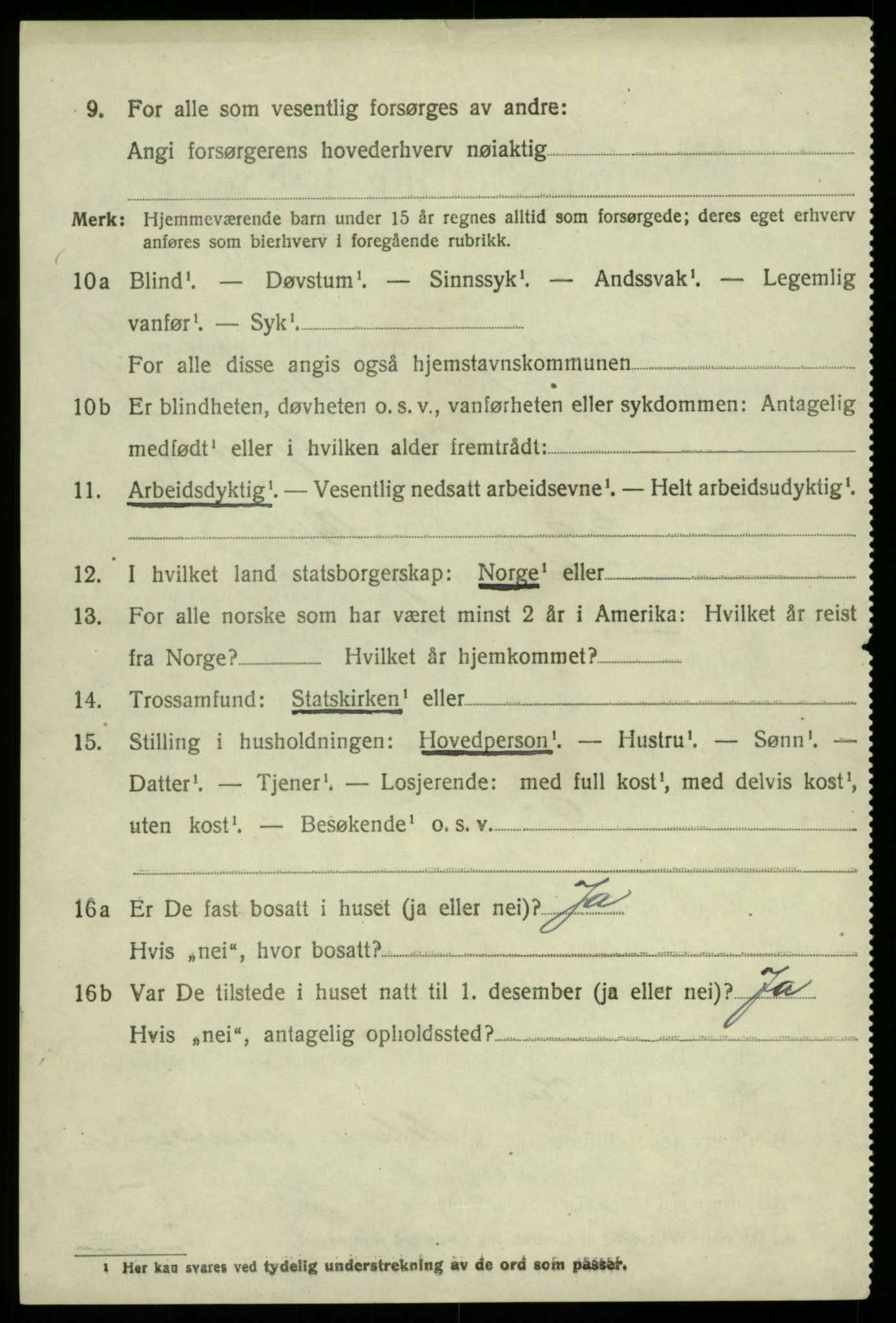 SAB, 1920 census for Samnanger, 1920, p. 3858