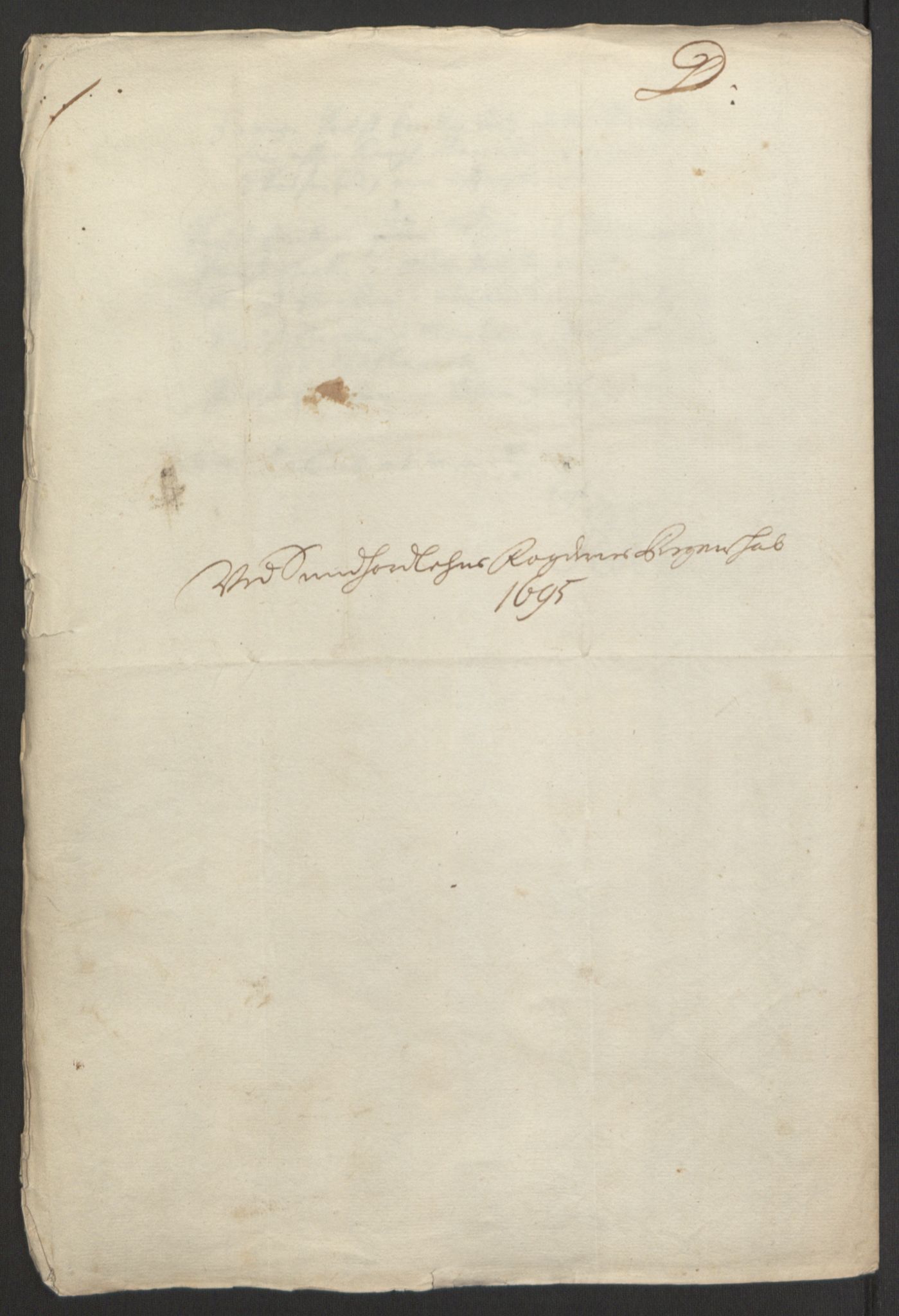 Rentekammeret inntil 1814, Reviderte regnskaper, Fogderegnskap, RA/EA-4092/R48/L2976: Fogderegnskap Sunnhordland og Hardanger, 1695-1696, p. 100