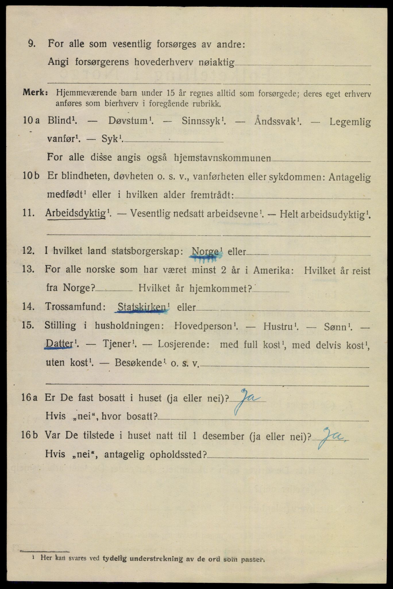 SAKO, 1920 census for Kongsberg, 1920, p. 12447