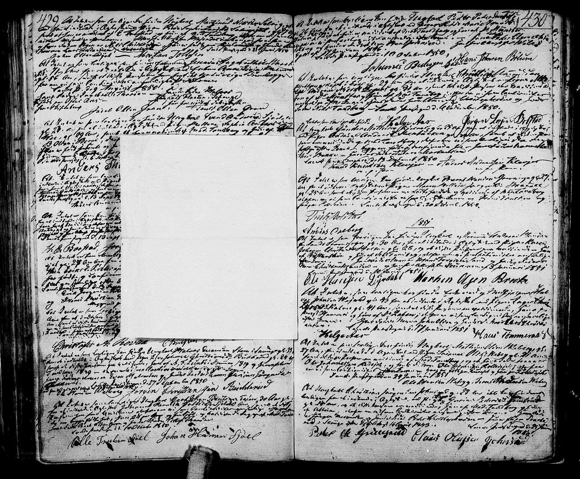 Sande Kirkebøker, SAKO/A-53/F/Fa/L0002: Parish register (official) no. 2, 1804-1814, p. 429-430