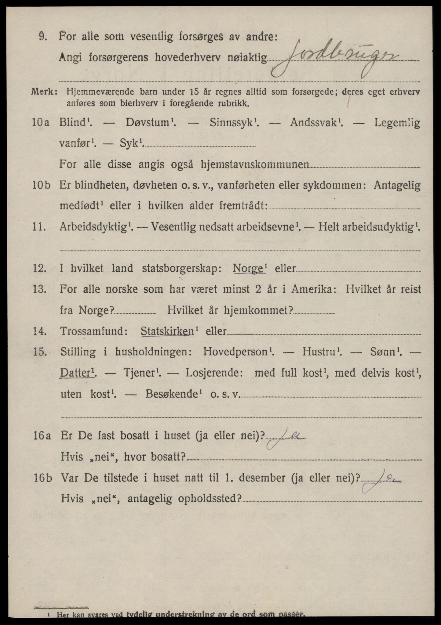 SAT, 1920 census for Øre, 1920, p. 2026