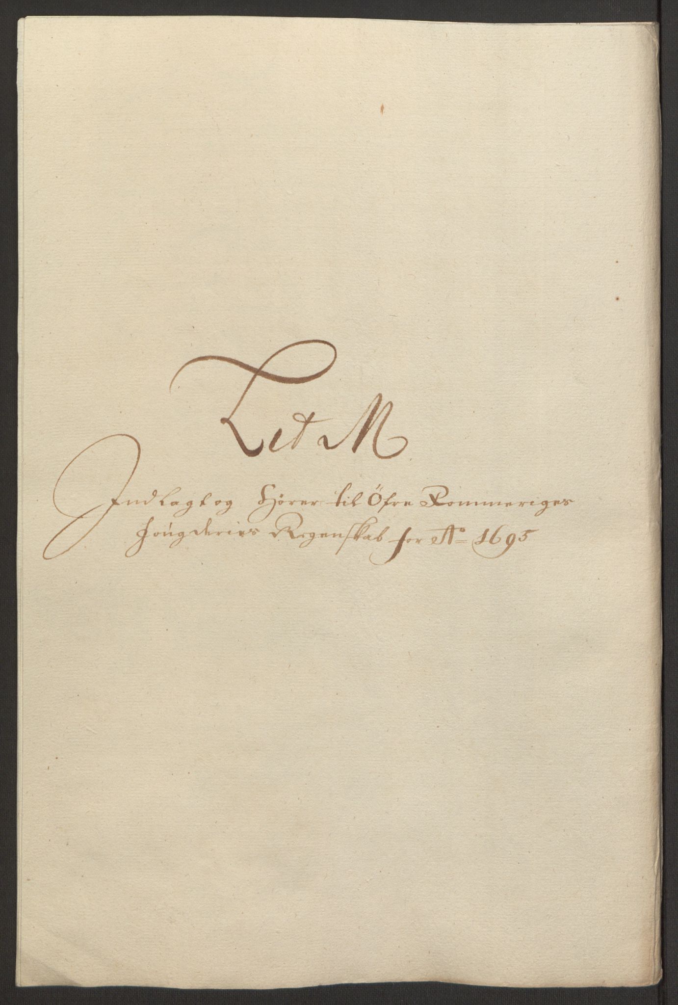 Rentekammeret inntil 1814, Reviderte regnskaper, Fogderegnskap, RA/EA-4092/R12/L0707: Fogderegnskap Øvre Romerike, 1695, p. 242