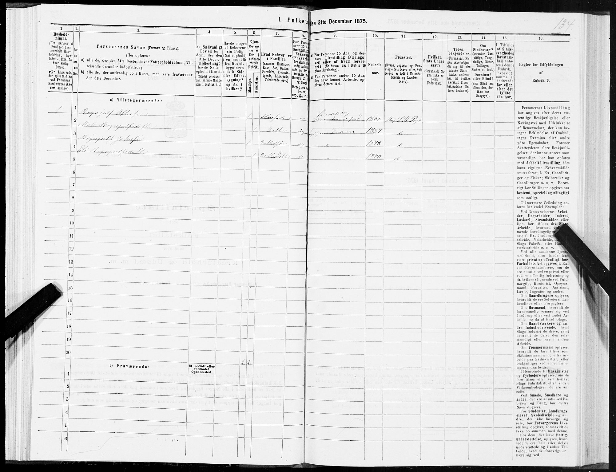 SAT, 1875 census for 1648P Støren, 1875, p. 5134