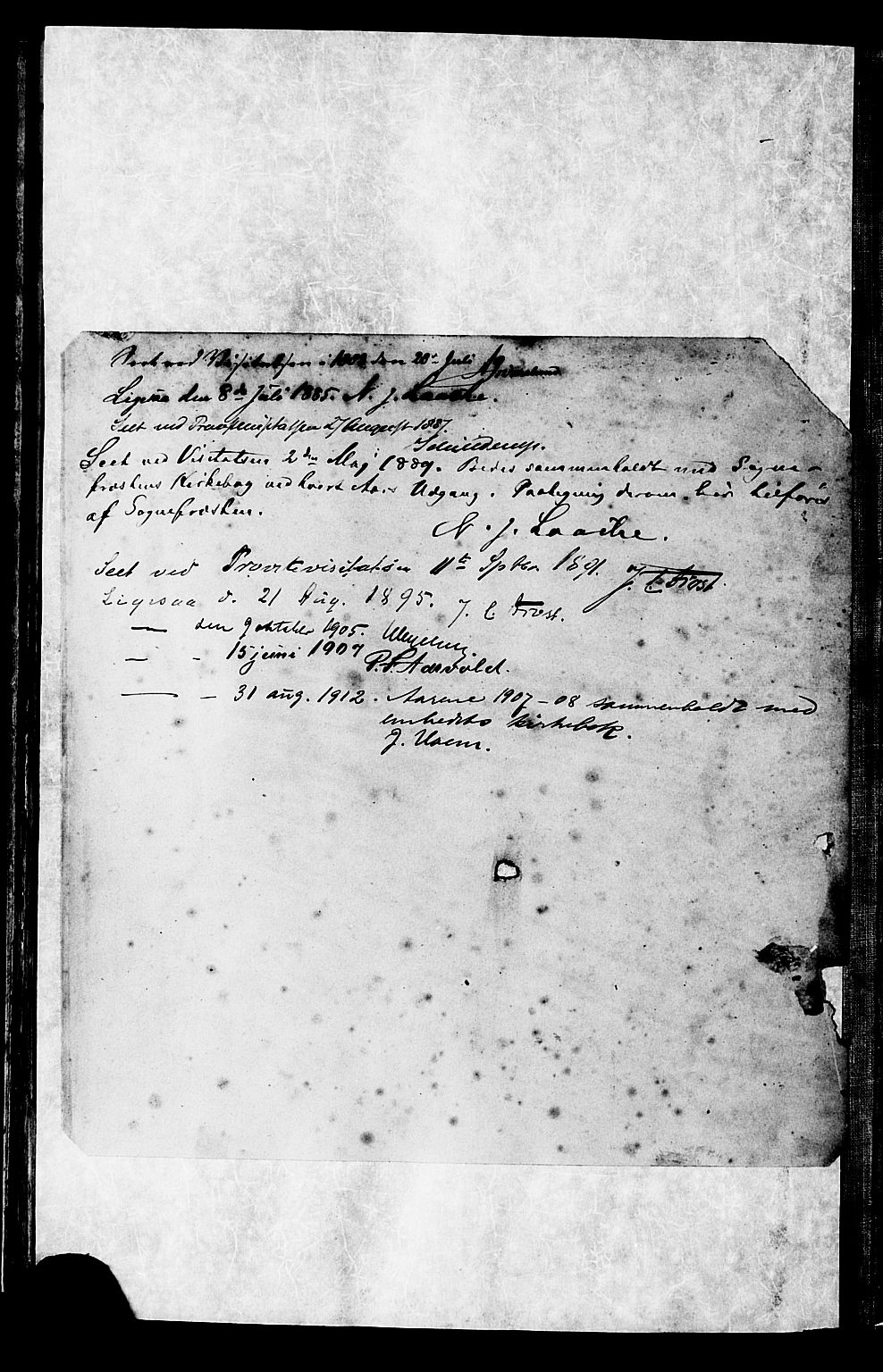Ministerialprotokoller, klokkerbøker og fødselsregistre - Sør-Trøndelag, SAT/A-1456/658/L0726: Parish register (copy) no. 658C02, 1883-1908