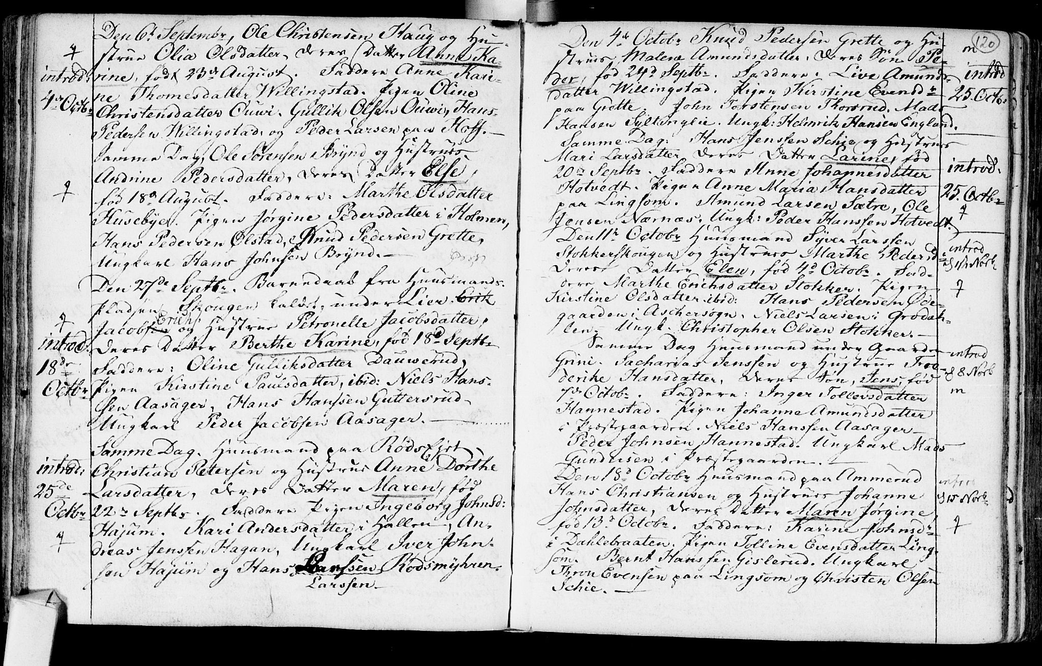 Røyken kirkebøker, AV/SAKO-A-241/F/Fa/L0003: Parish register (official) no. 3, 1782-1813, p. 120