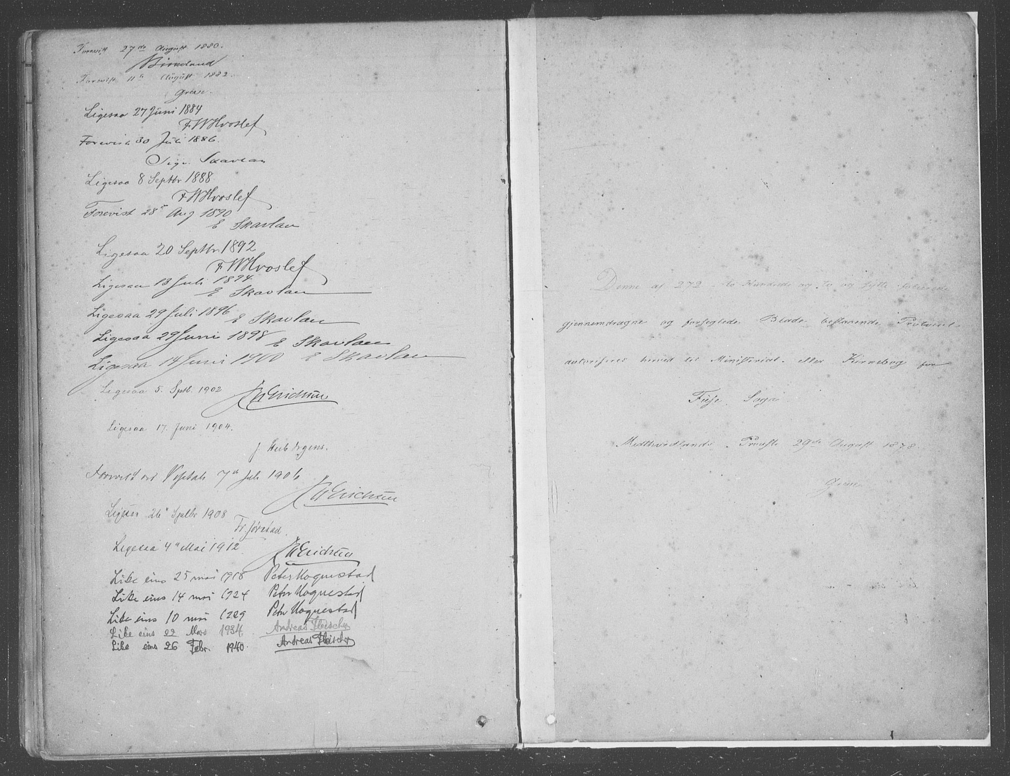 Fusa sokneprestembete, SAB/A-75401/H/Haa: Parish register (official) no. B 1, 1880-1938
