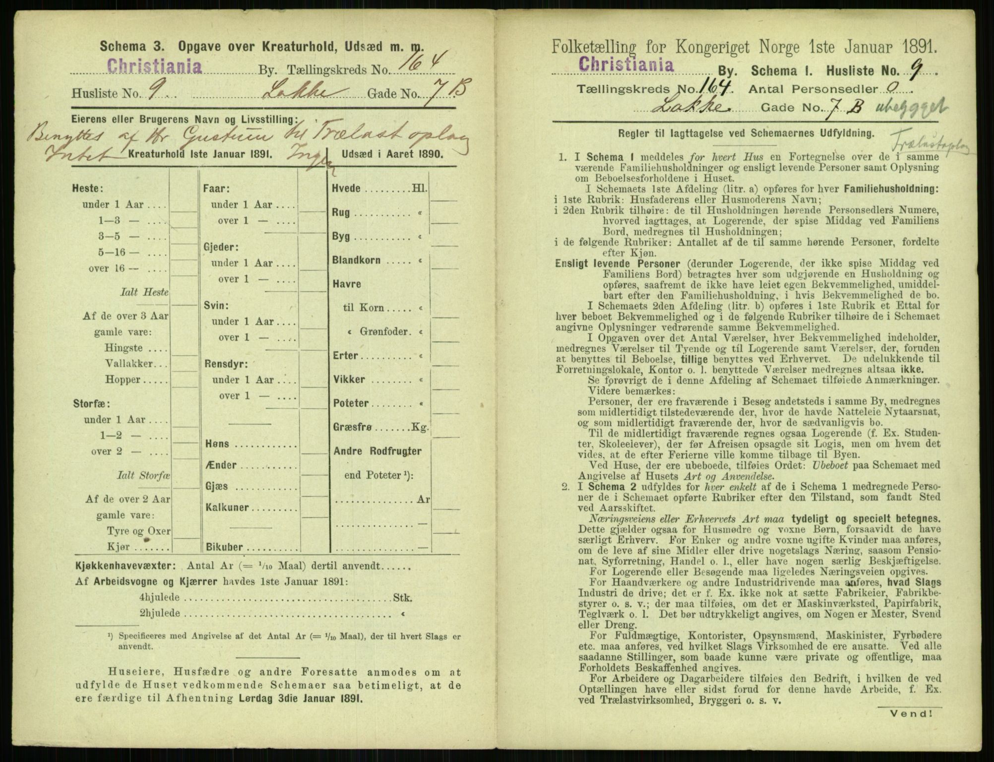 RA, 1891 census for 0301 Kristiania, 1891, p. 94380