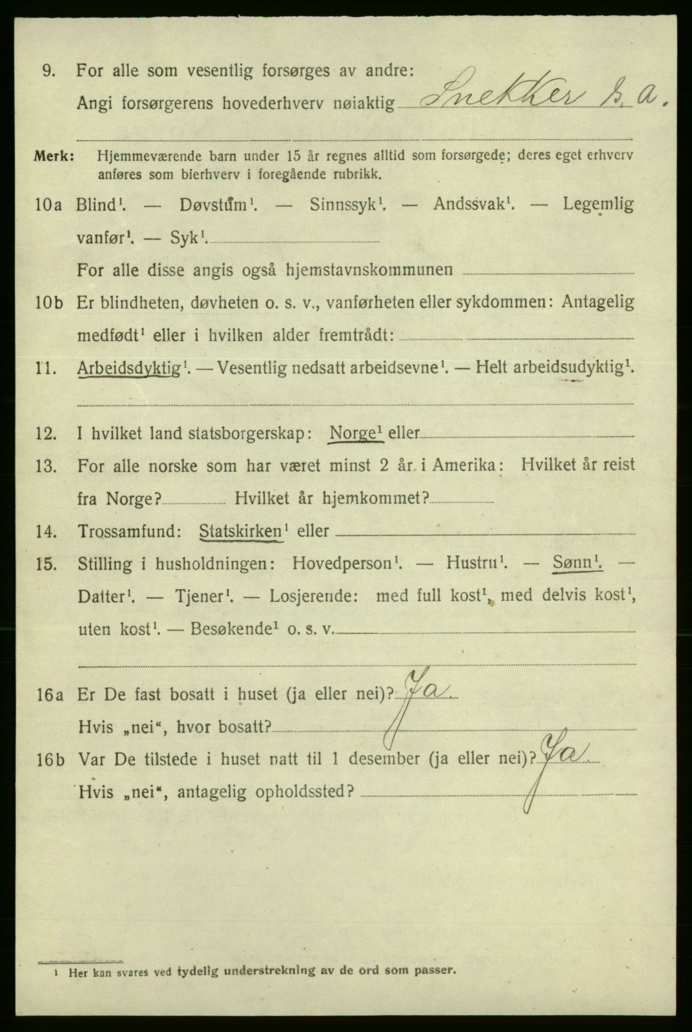 SAO, 1920 census for Fredrikshald, 1920, p. 12057