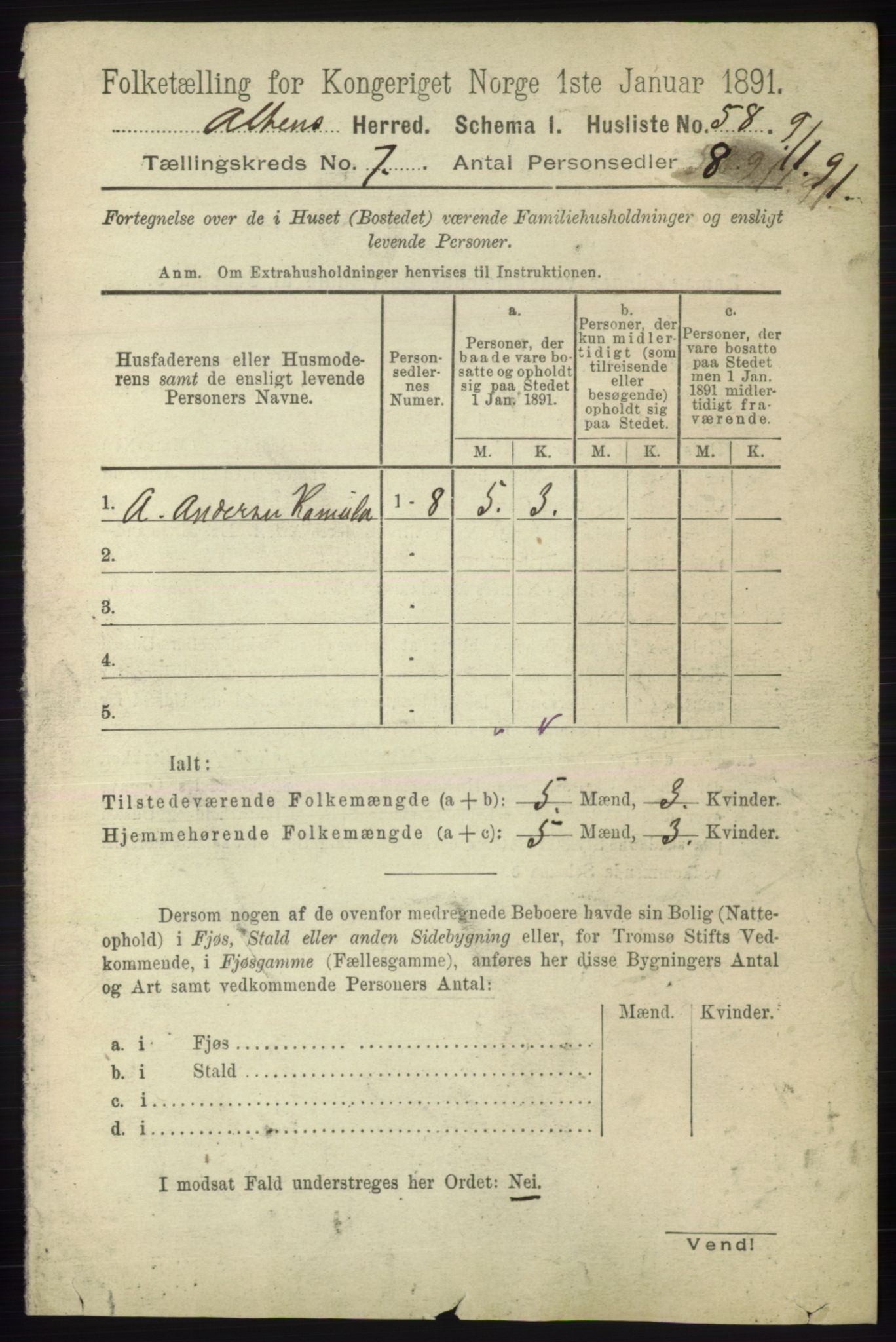 RA, 1891 census for 2012 Alta, 1891, p. 2097