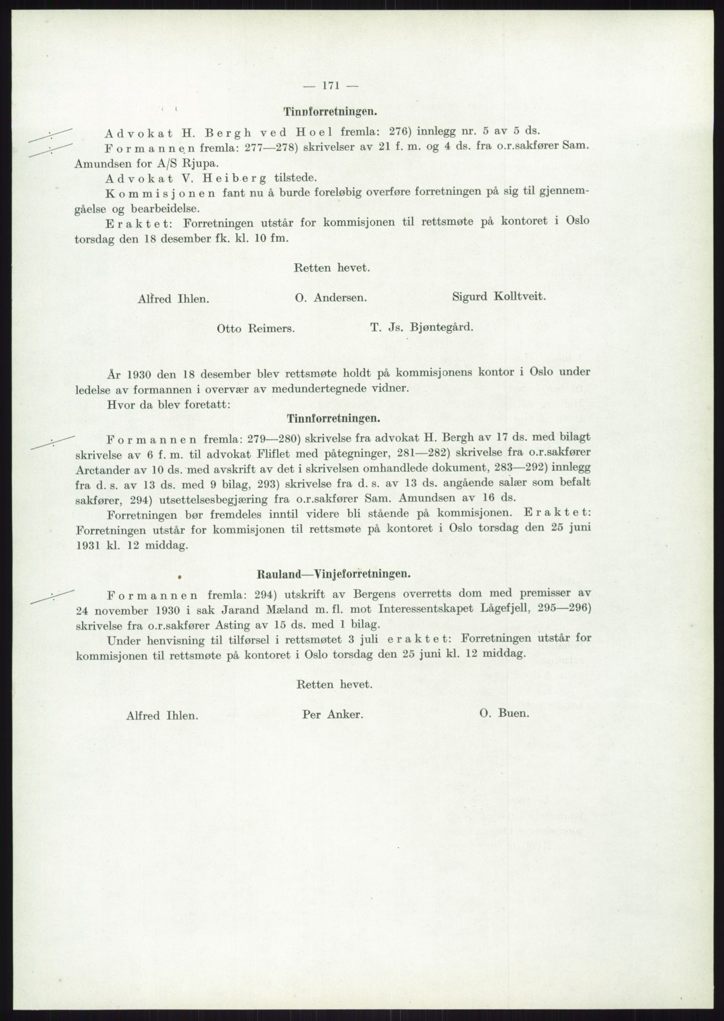 Høyfjellskommisjonen, AV/RA-S-1546/X/Xa/L0001: Nr. 1-33, 1909-1953, p. 1763