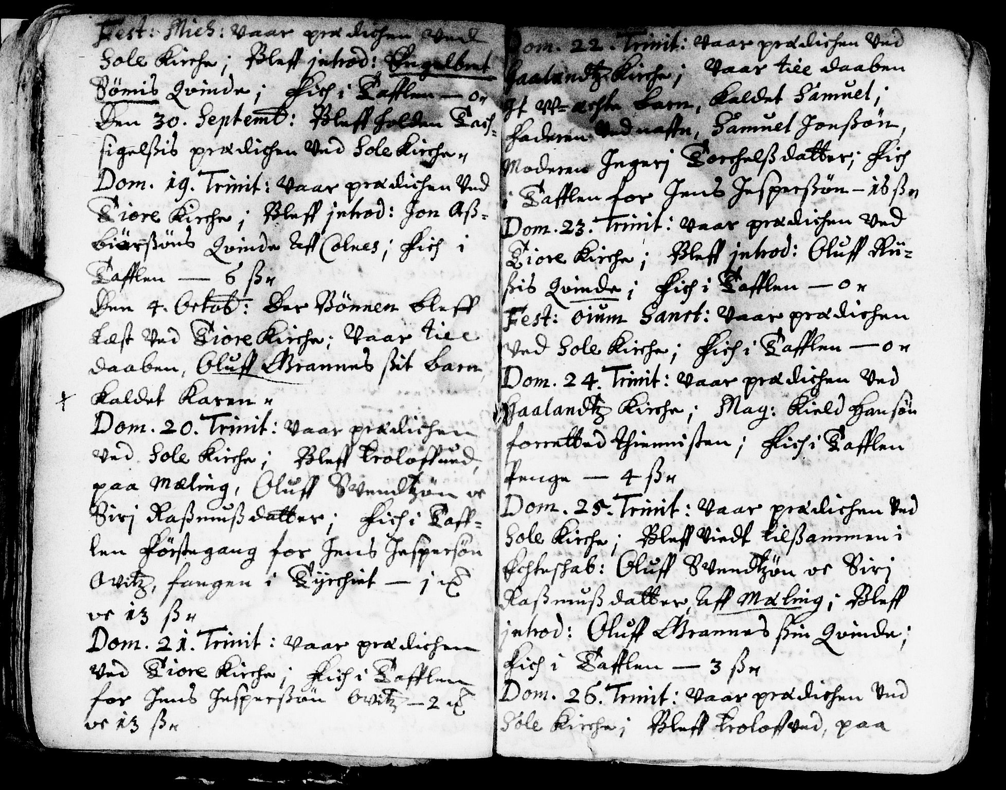 Håland sokneprestkontor, AV/SAST-A-101802/001/30BA/L0001: Parish register (official) no. A 1, 1671-1722