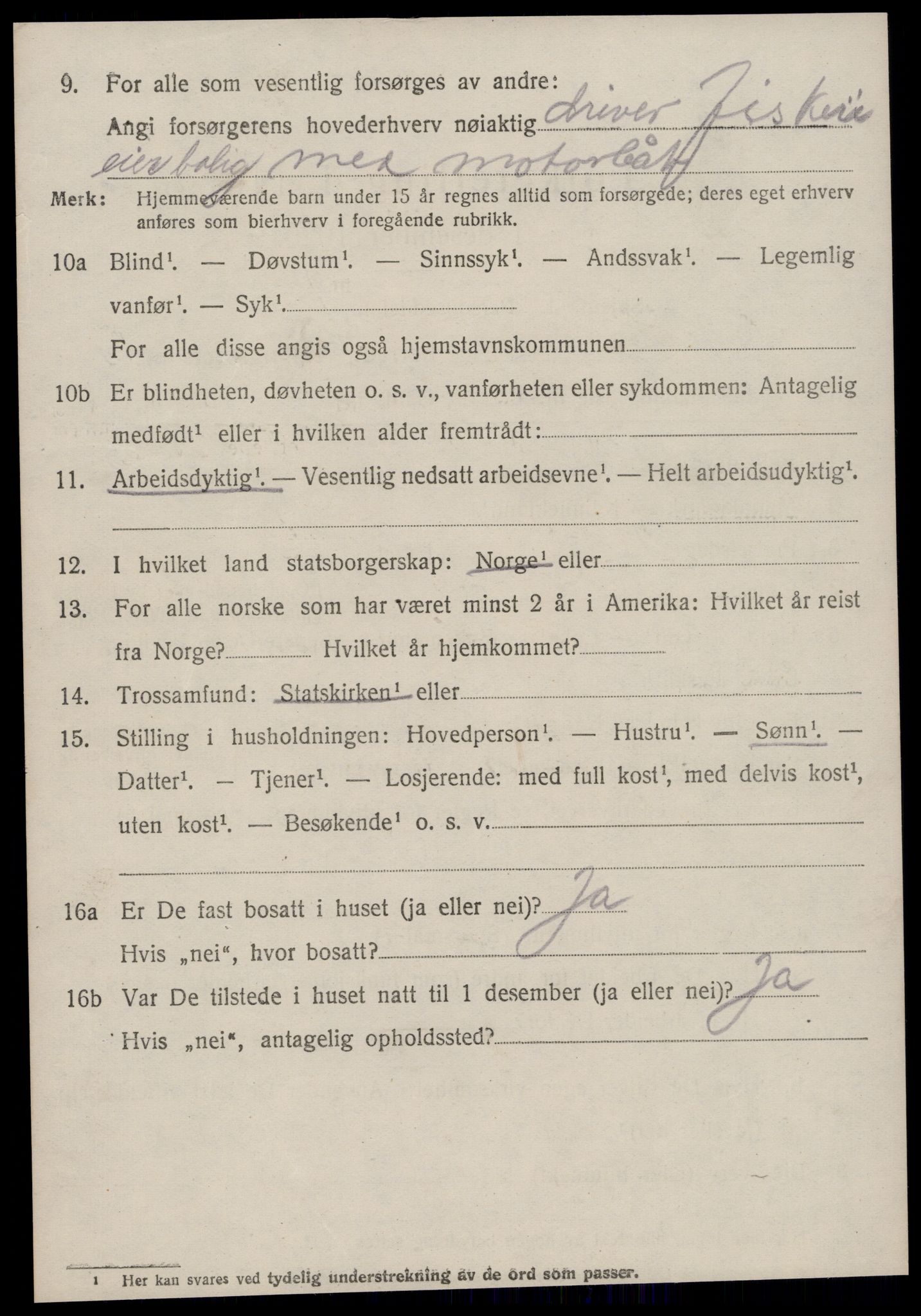 SAT, 1920 census for Aukra, 1920, p. 1736