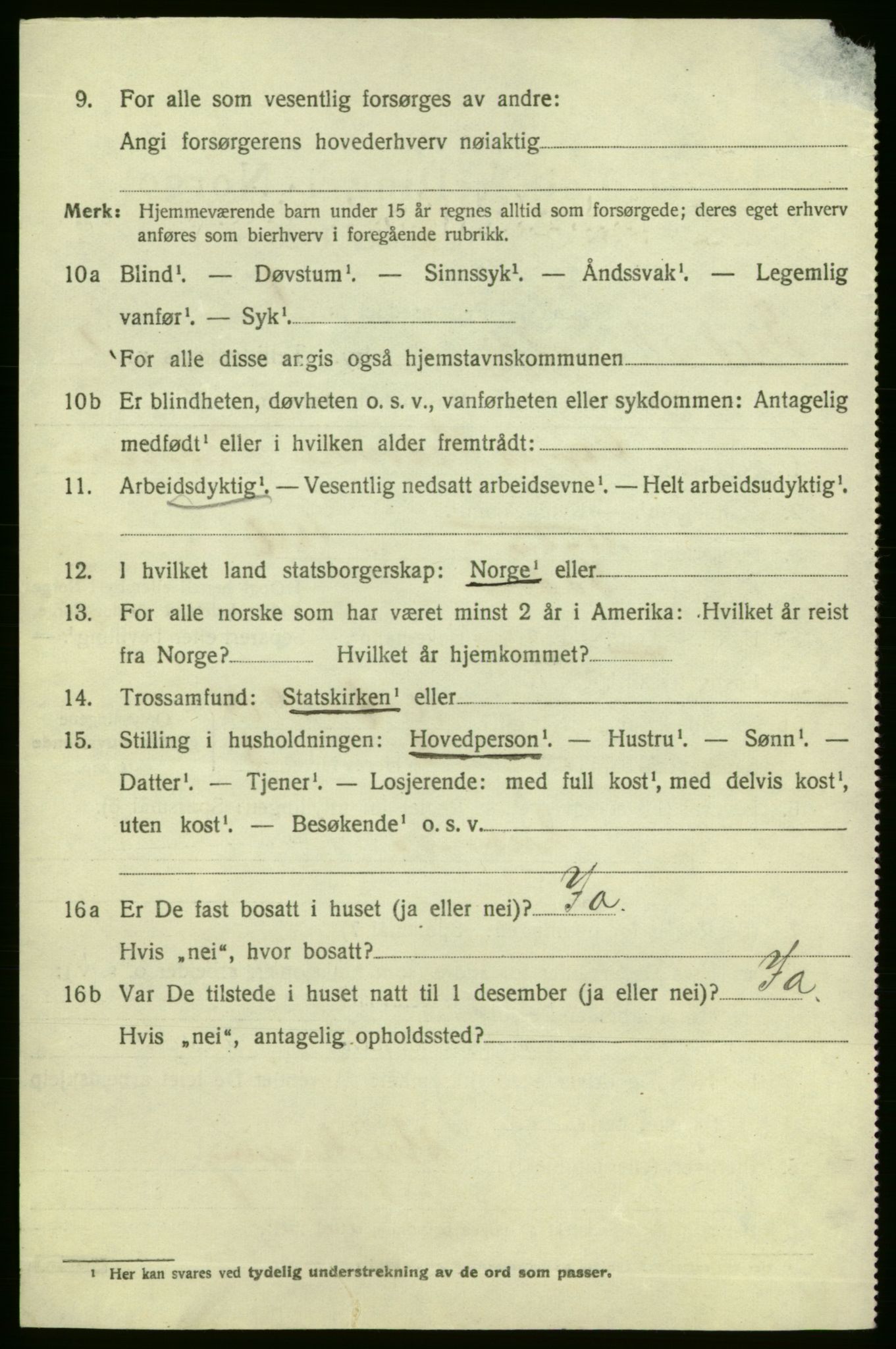 SAO, 1920 census for Fredrikshald, 1920, p. 8535